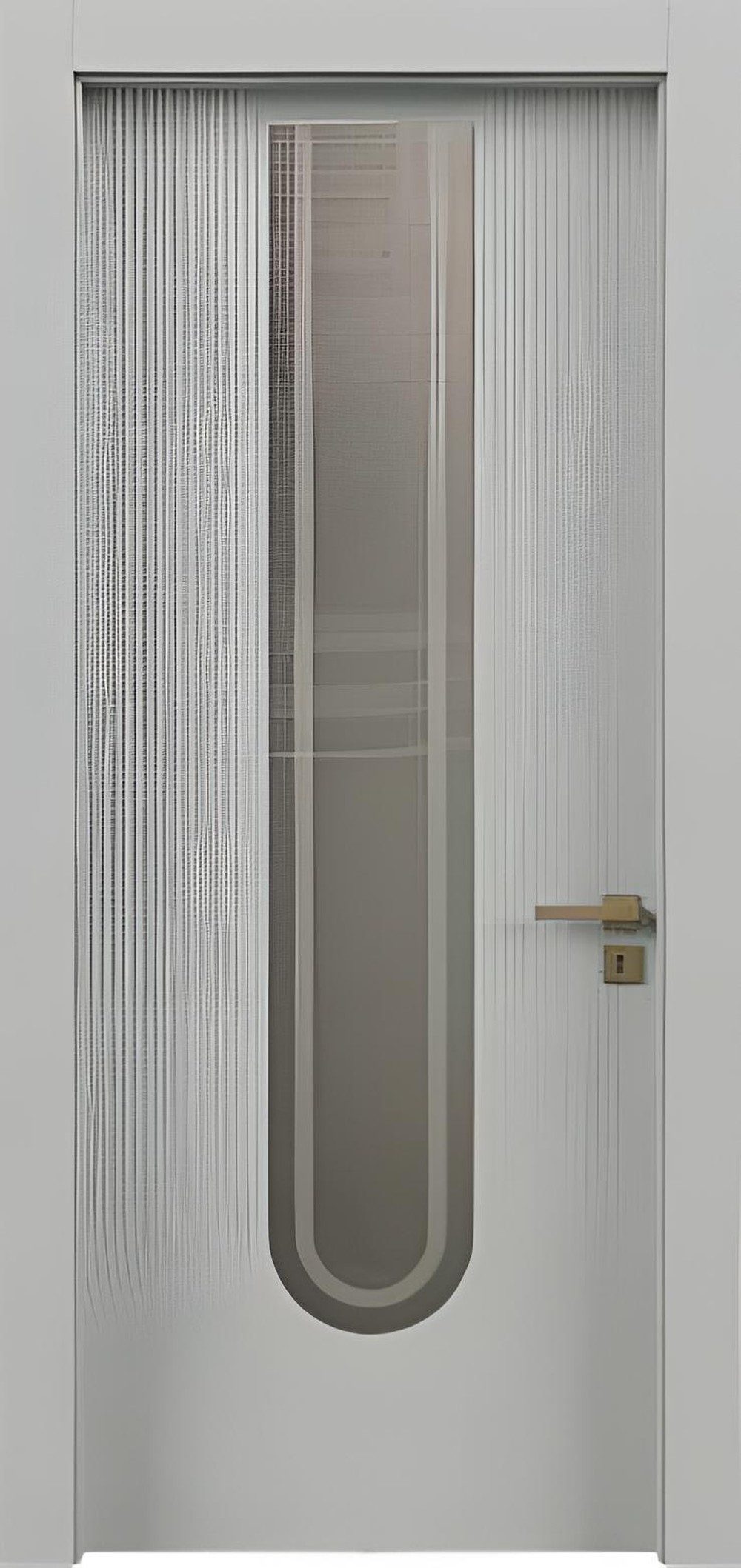 JVmoebel Zimmertür Graue PVC-Tür im modernen Design für stilvolle Eingänge