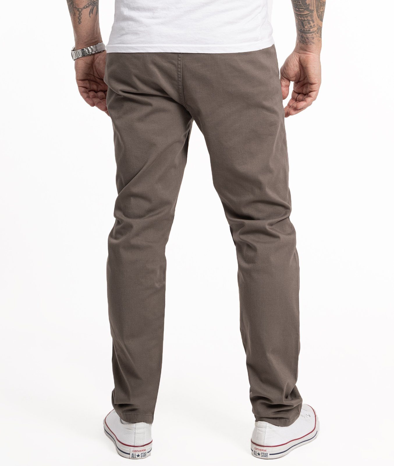 Indumentum Chinohose Herren Regular Fit Chinohose IR-506 auch in Größen Größen erhältlich, mit elastischem Bund