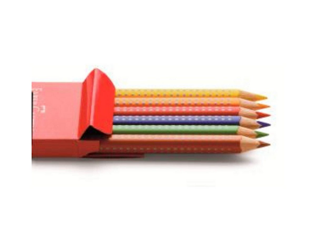 Thumbnail - Faber-Castell Buntstift Faber-Castell Farbstift JUMBO GRIP 6er Kartonetui