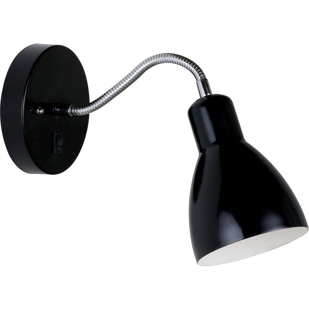 Nordlux Wandleuchte Nordlux Cyclone Flex 2512741003 Wandleuchte E14 Schwarz