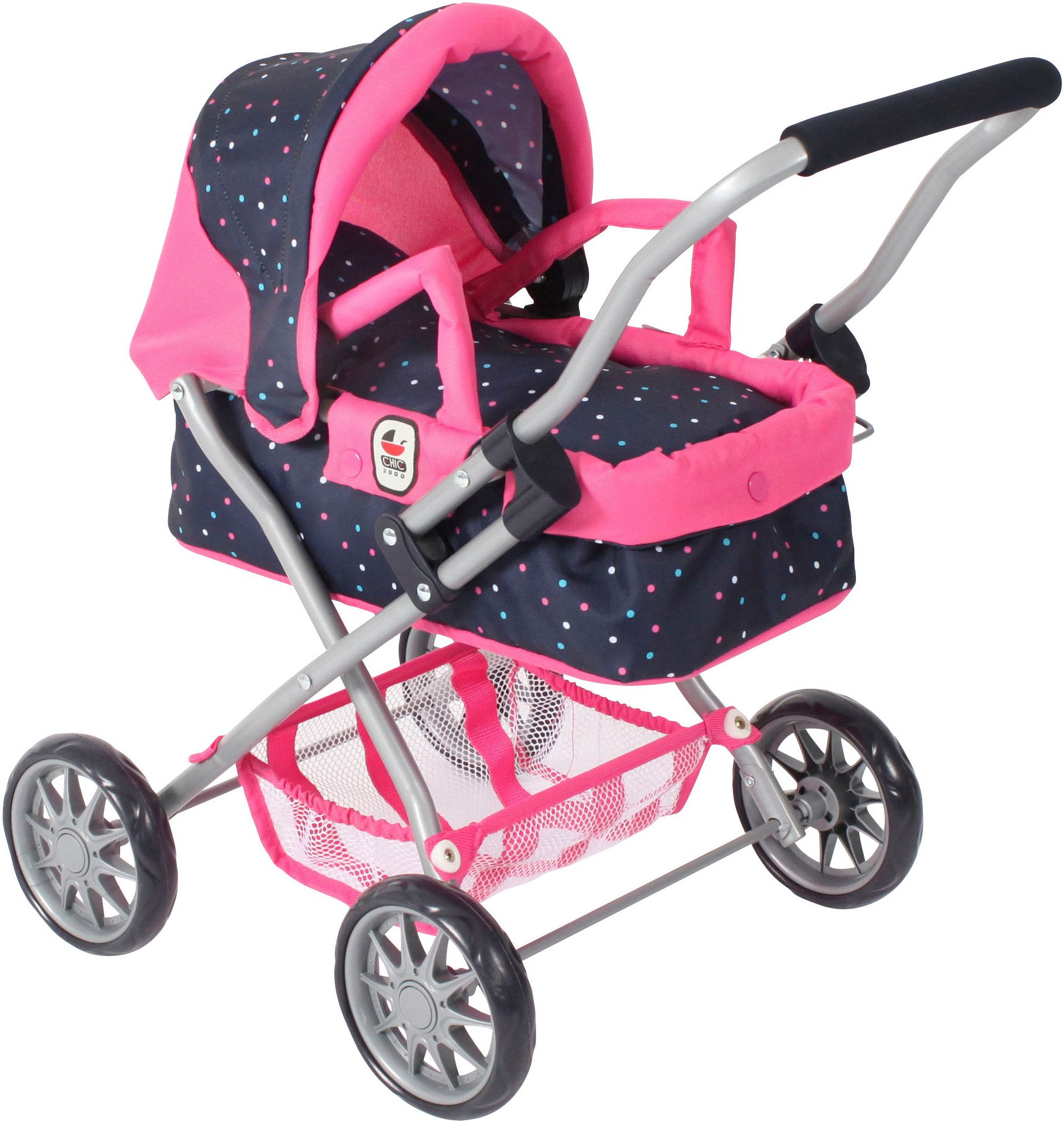 CHIC2000 Puppenwagen Smarty, Mini-Kuschelwagen, mit herausnehmbarer Tragetasche