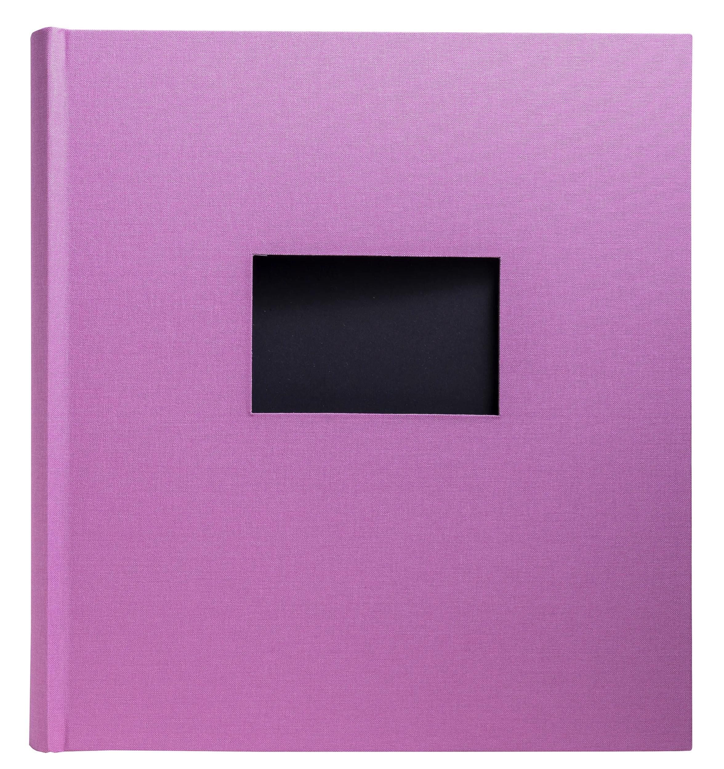 EXACOMPTA Fotoalbum Fotoalbum, 60 Seiten schwarz, 29x32 cm, Pop'N Co - Flieder - 16090E, Fotoalben Erinnerung
