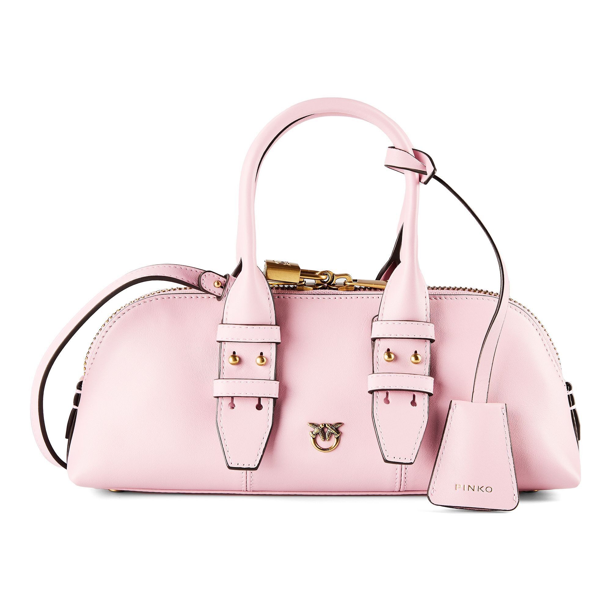 PINKO Henkeltasche Bowling Bag, Leder günstig online kaufen