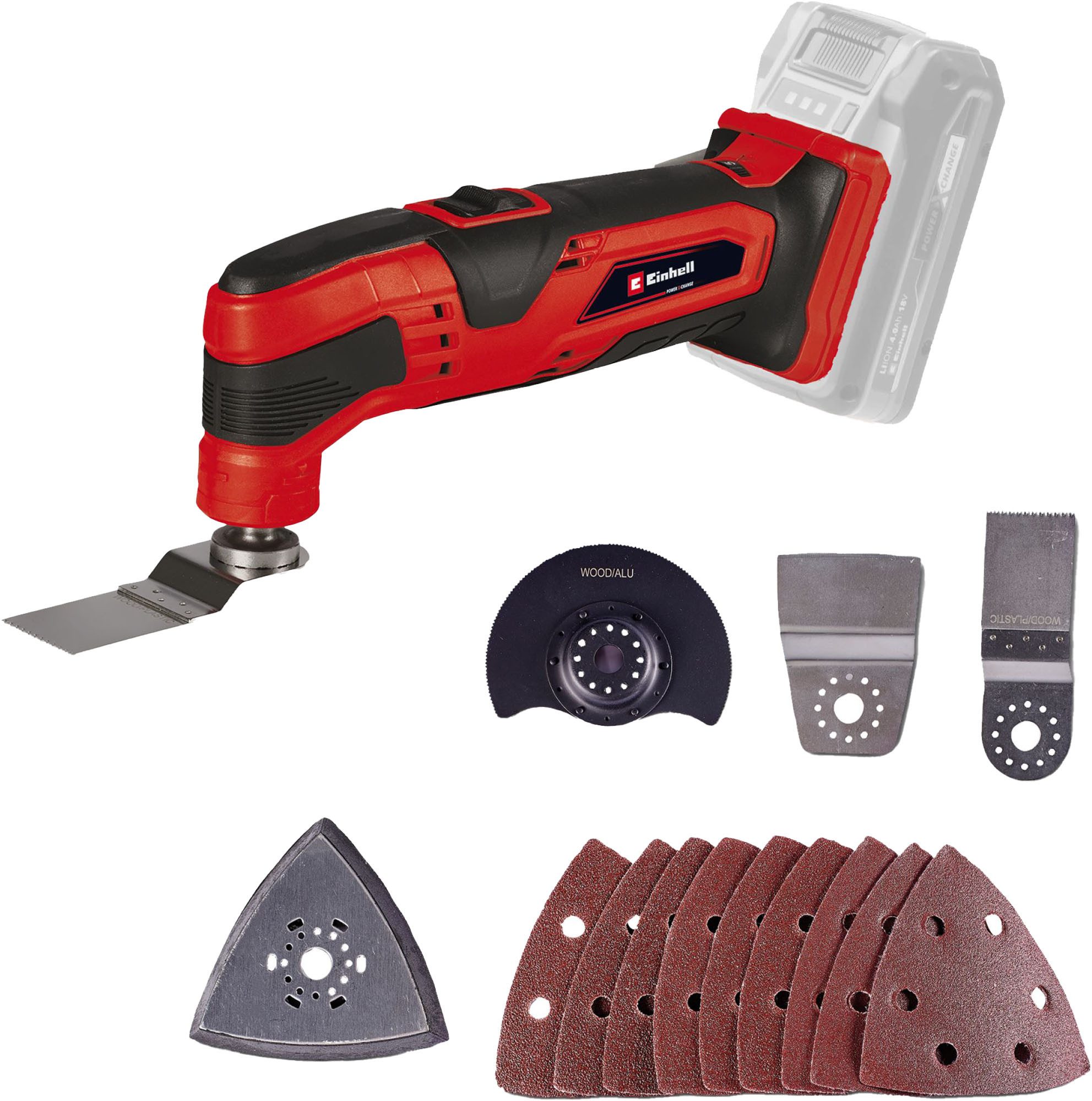 Einhell Akku-Multifunktionswerkzeug TC-MG 18 Li-Solo, ohne Akku und Ladeger günstig online kaufen