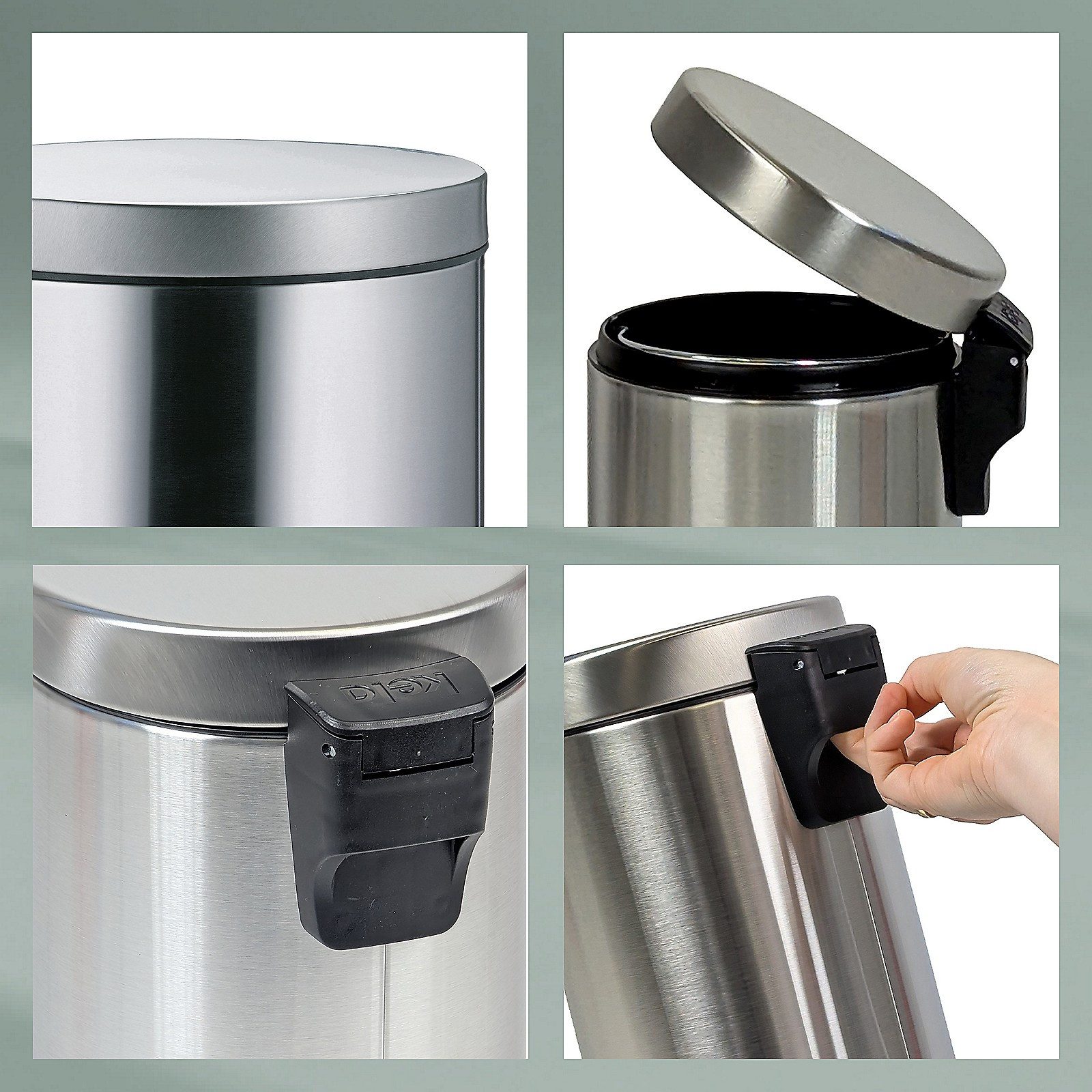 kela Kosmetikeimer Janos, herausnehmbarer Inneneimer mit Tragegirff, matt, 3 L