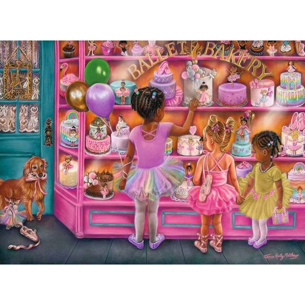 Ravensburger Puzzle RAVENSBURGER Puzzle Confiserie für Ballerinas XXL 100 Teile, Puzzleteile