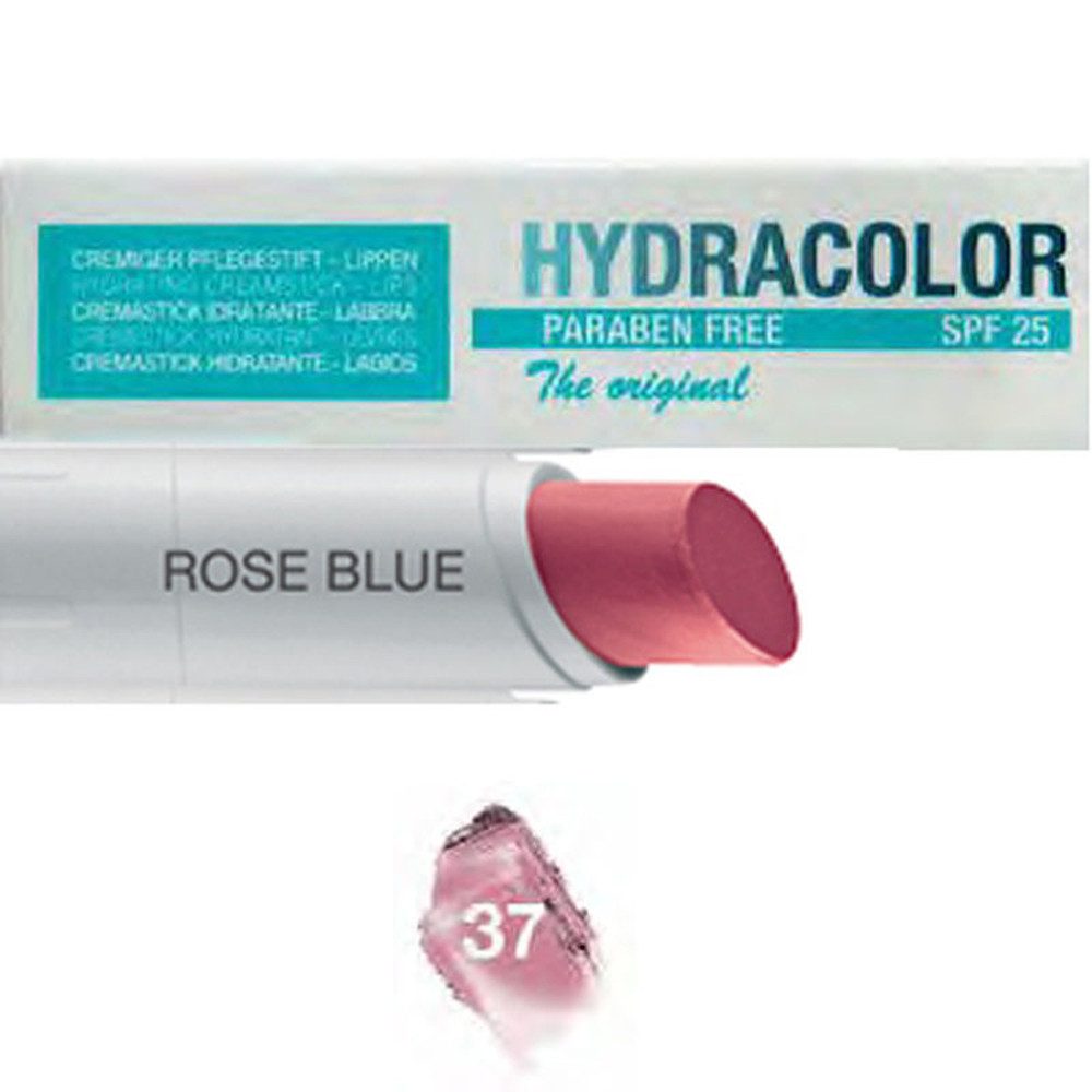 Deborah Milano Lippenpflegestift Hydracolor Lippenpflege Classic ohne Glycerin ROSE BLUE 37