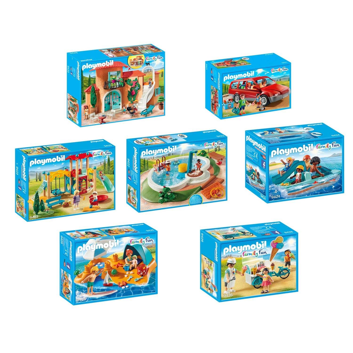 Playmobil® Spielbausteine 9420 - 9426 Family Fun Set 1, 9420 bis 9426