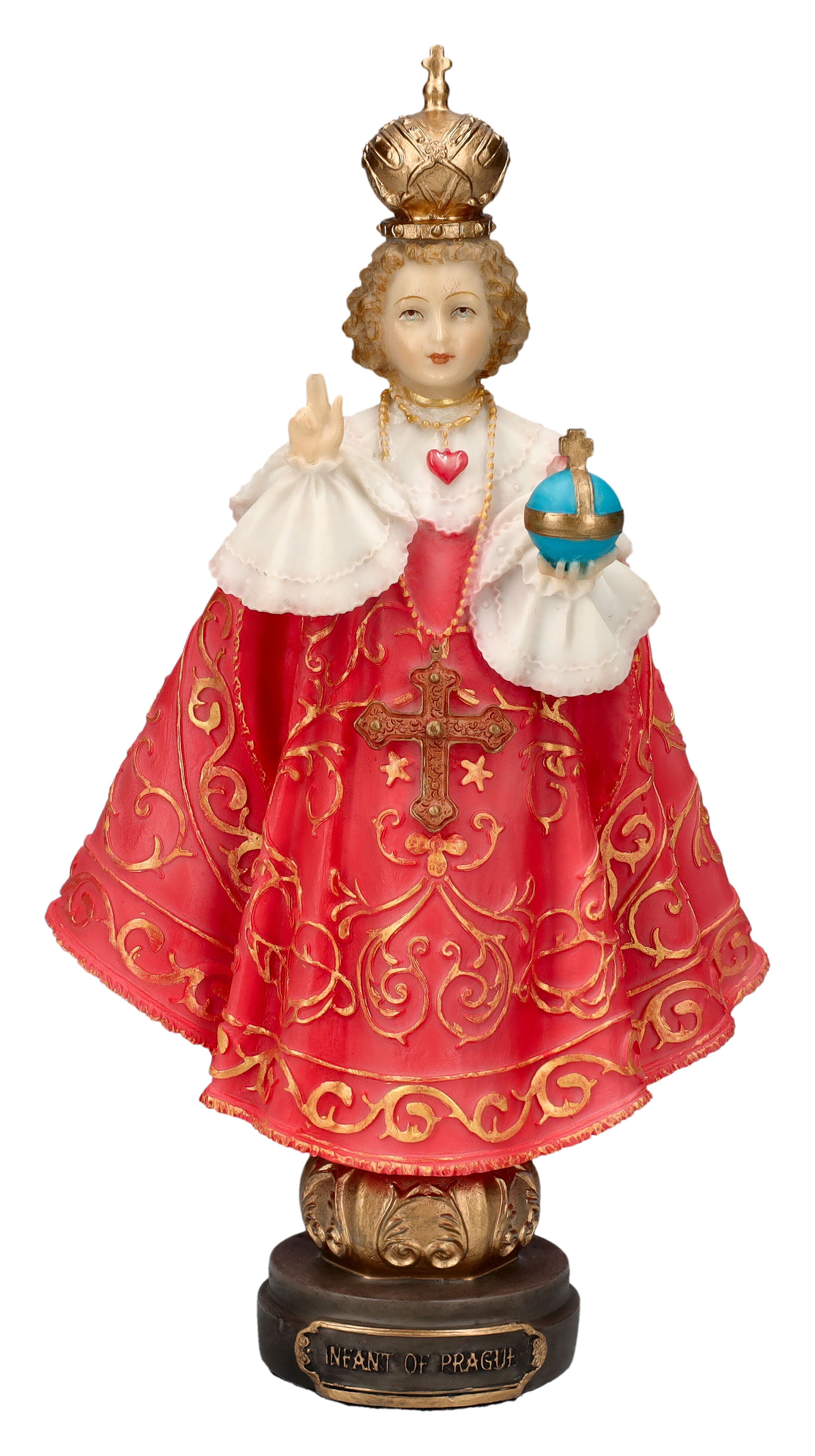 Figuren Shop GmbH Dekofigur Prager Jesulein Figur bemalt - Veronese Kirche Dekofigur heilige Deko