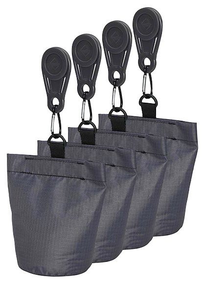 Aerocovers Gartenmöbel-Schutzhülle Sandsäcke für Schutzhülle 4x Sandsack + 4x Clip, Sandsäcke für Schutzhülle, 4x Sandsack + 4x Clip