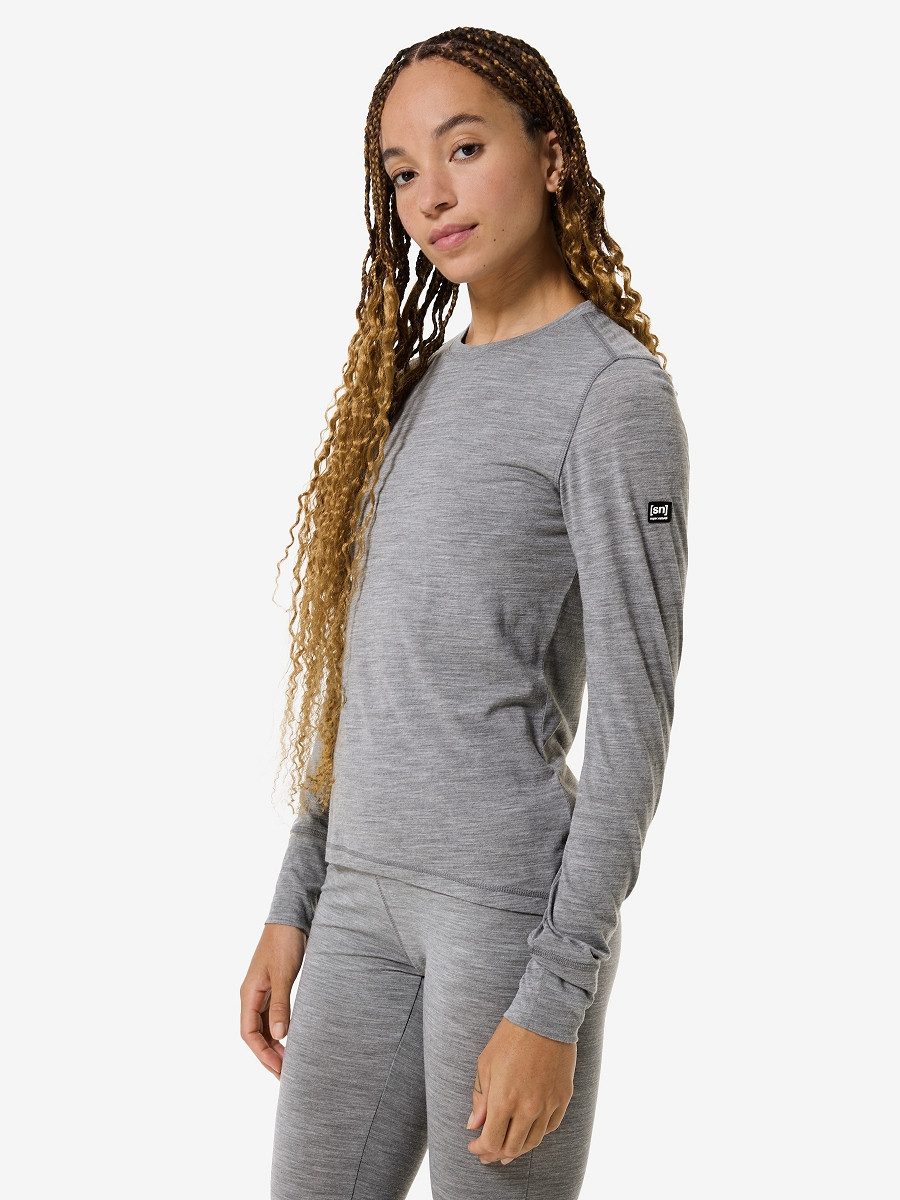 SUPER.NATURAL Funktionsshirt für Damen, Merino W SIERRA140 LS atmungsaktiv