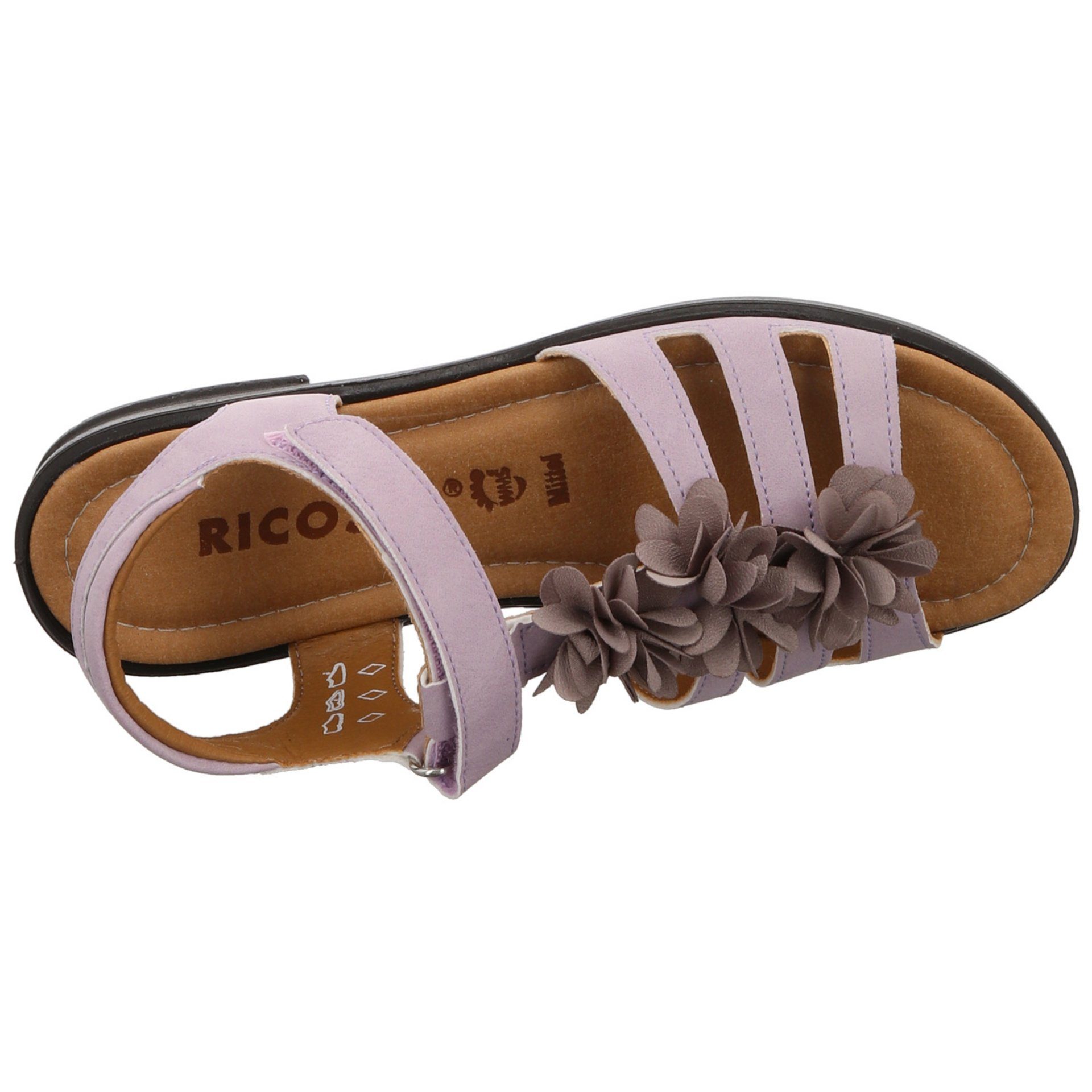 Schuhe Sandale Synthetik Mädchen Sandalen hell Ricosta Sandale Aurora rot+lila