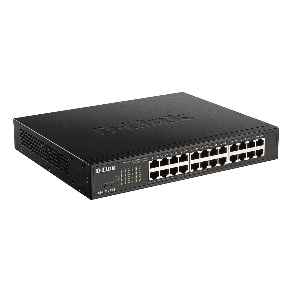 DGS-1100-24PV2 24-Port PoE Smart Gigabit Switch Netzwerk-Switch