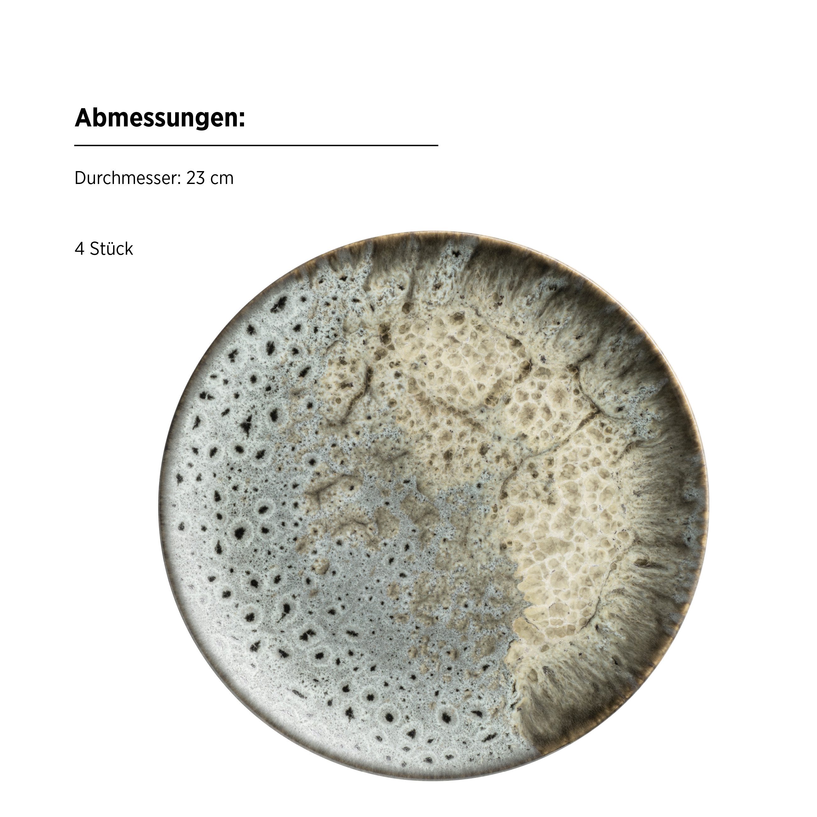 MÄSER Dessertteller Carellia, (4 St)