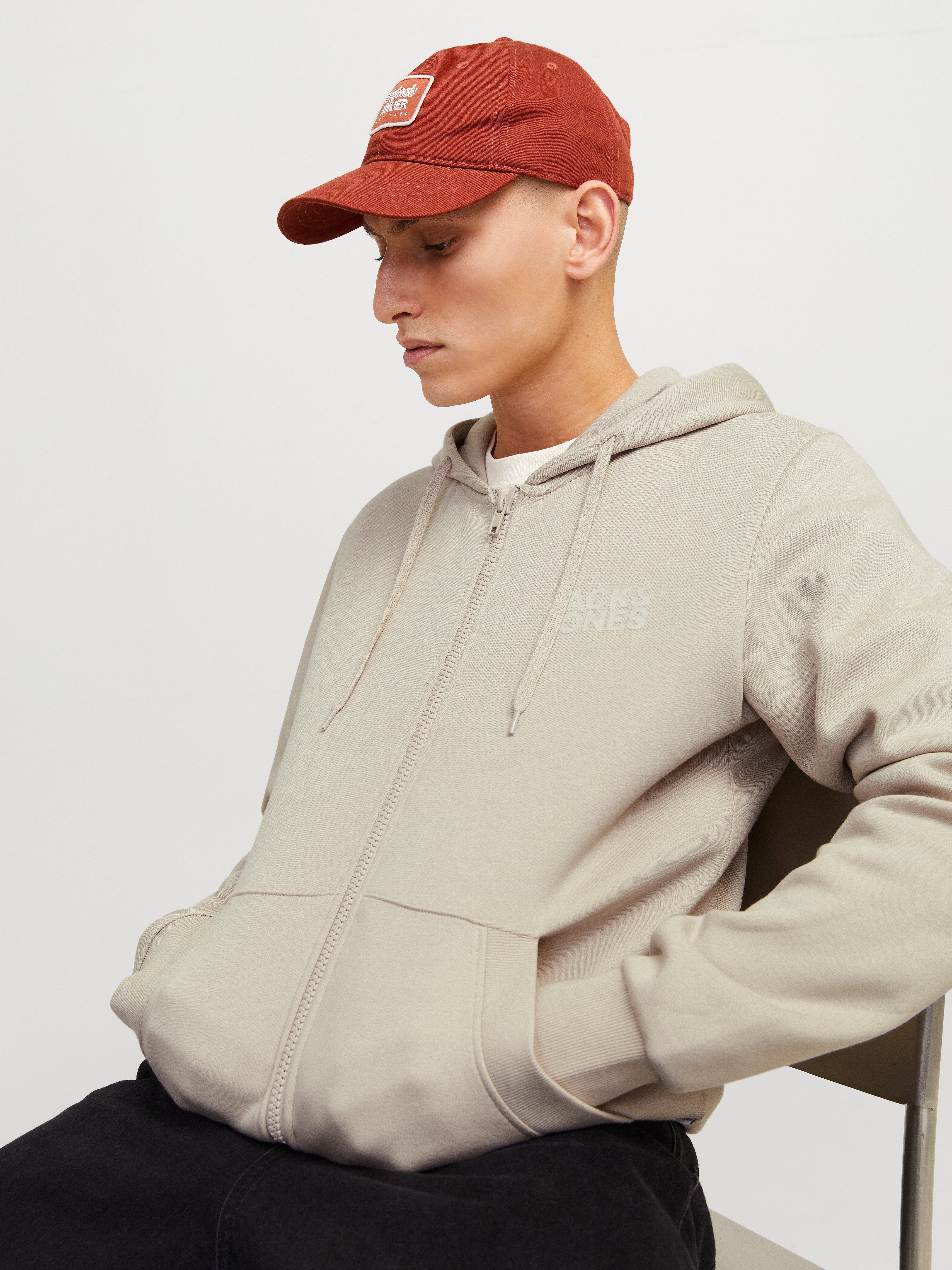 Jack & Jones Kapuzensweatjacke JJECORP LOGO günstig online kaufen