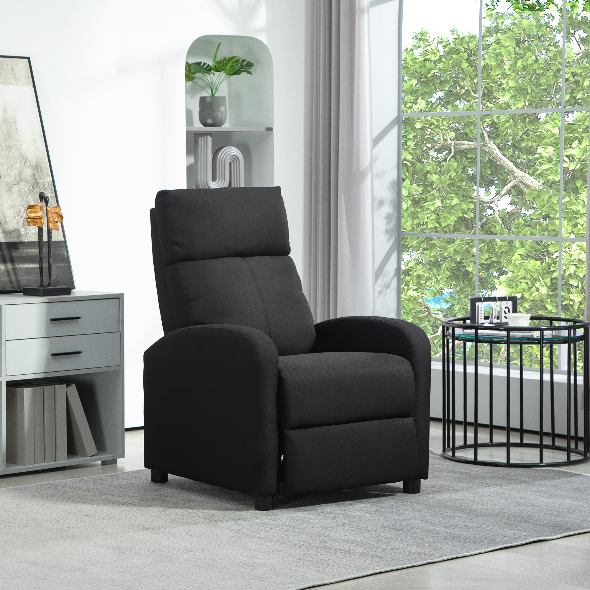 HOMCOM Relaxsessel Ruhesessel Sessel mit Liegefunktion günstig online kaufen