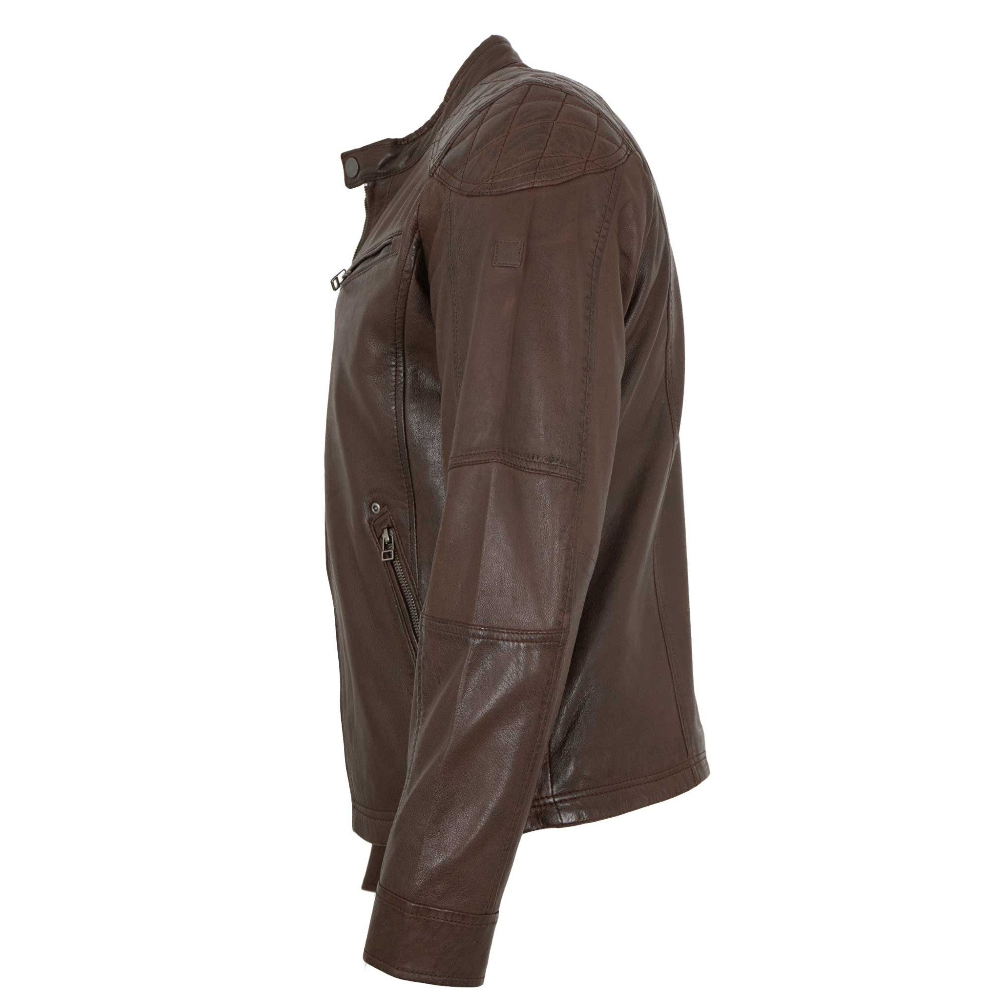 Jilani Lederjacke Dante Jilani Collection - Herren Lederjacke Lammnappa bra günstig online kaufen