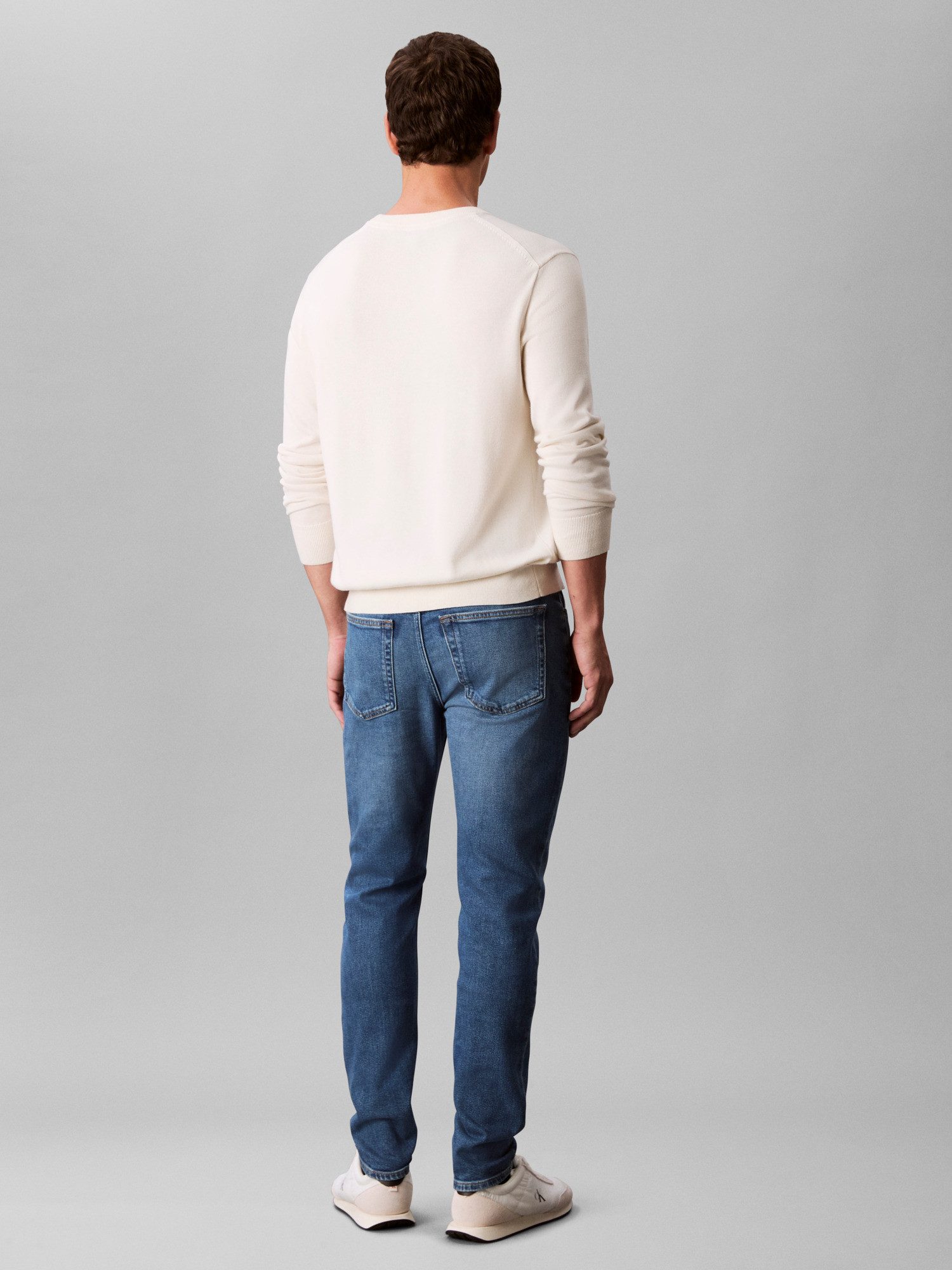 Calvin Klein Jeans Slim-fit-Jeans SLIM TAPER mit Markenlabel