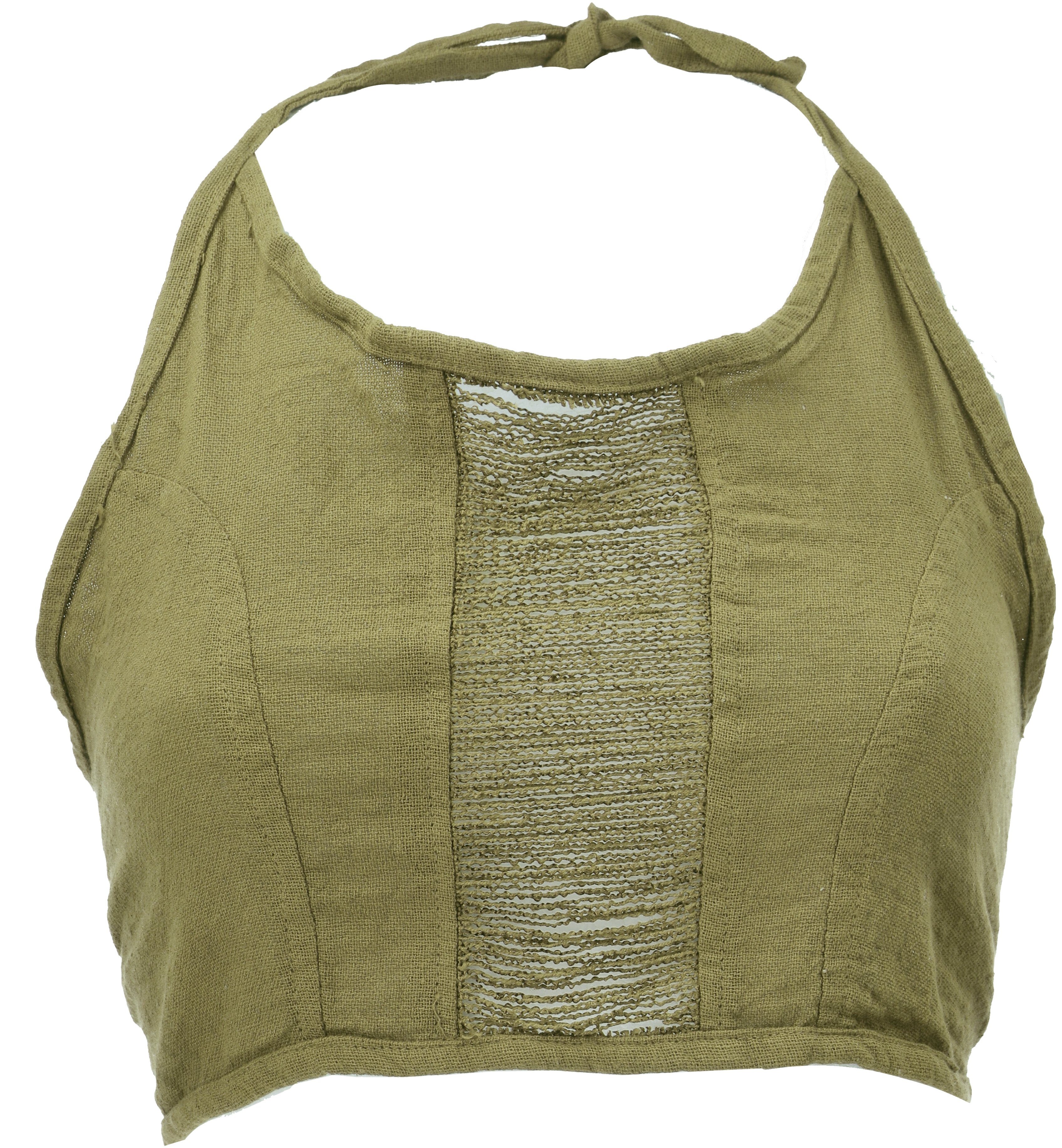 Guru-Shop T-Shirt Goa Top, Psytrance Neckholder günstig online kaufen