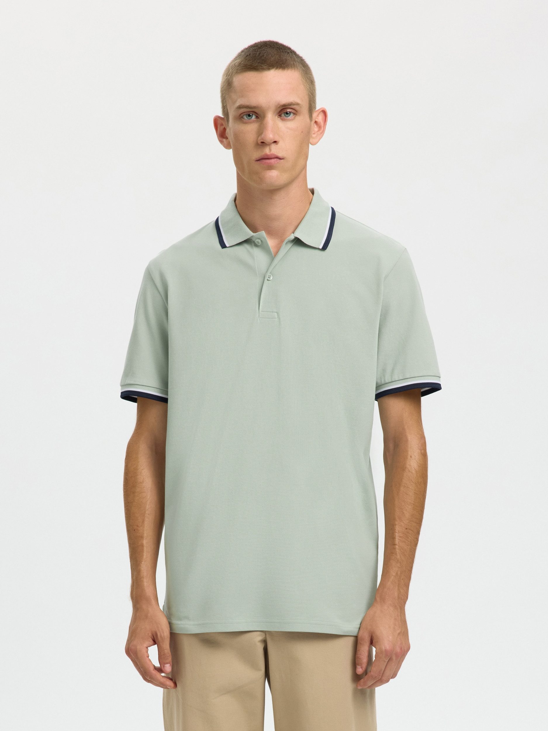 SELECTED HOMME Poloshirt SLMSLIM-ATLAS SPORT SS POLO NOOS