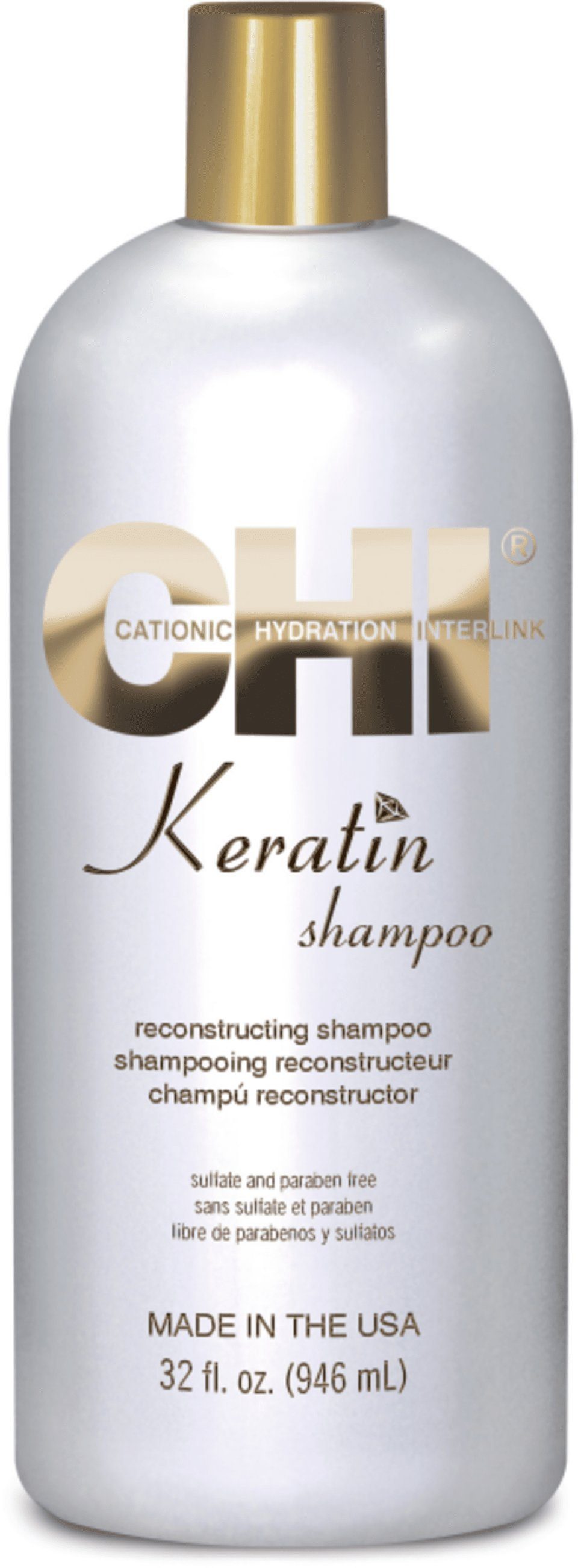 CHI Haarshampoo Keratin Shampoo, 1-tlg., füllt den natürlichen Keratingehalt des Haares wieder auf