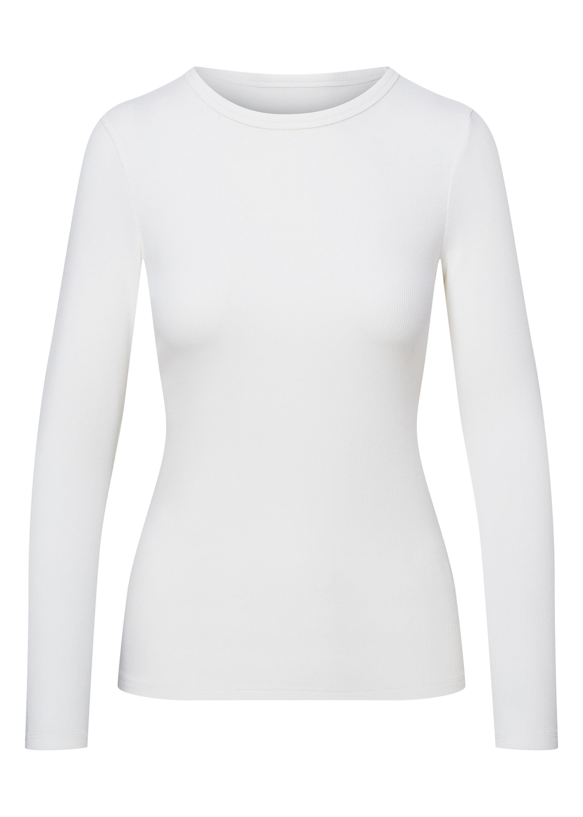 ESOTIQ Blusenshirt Figurbetontes Ripp-Langarmshirt aus Viskosemix. Jody 2 – Bild 5 von 5