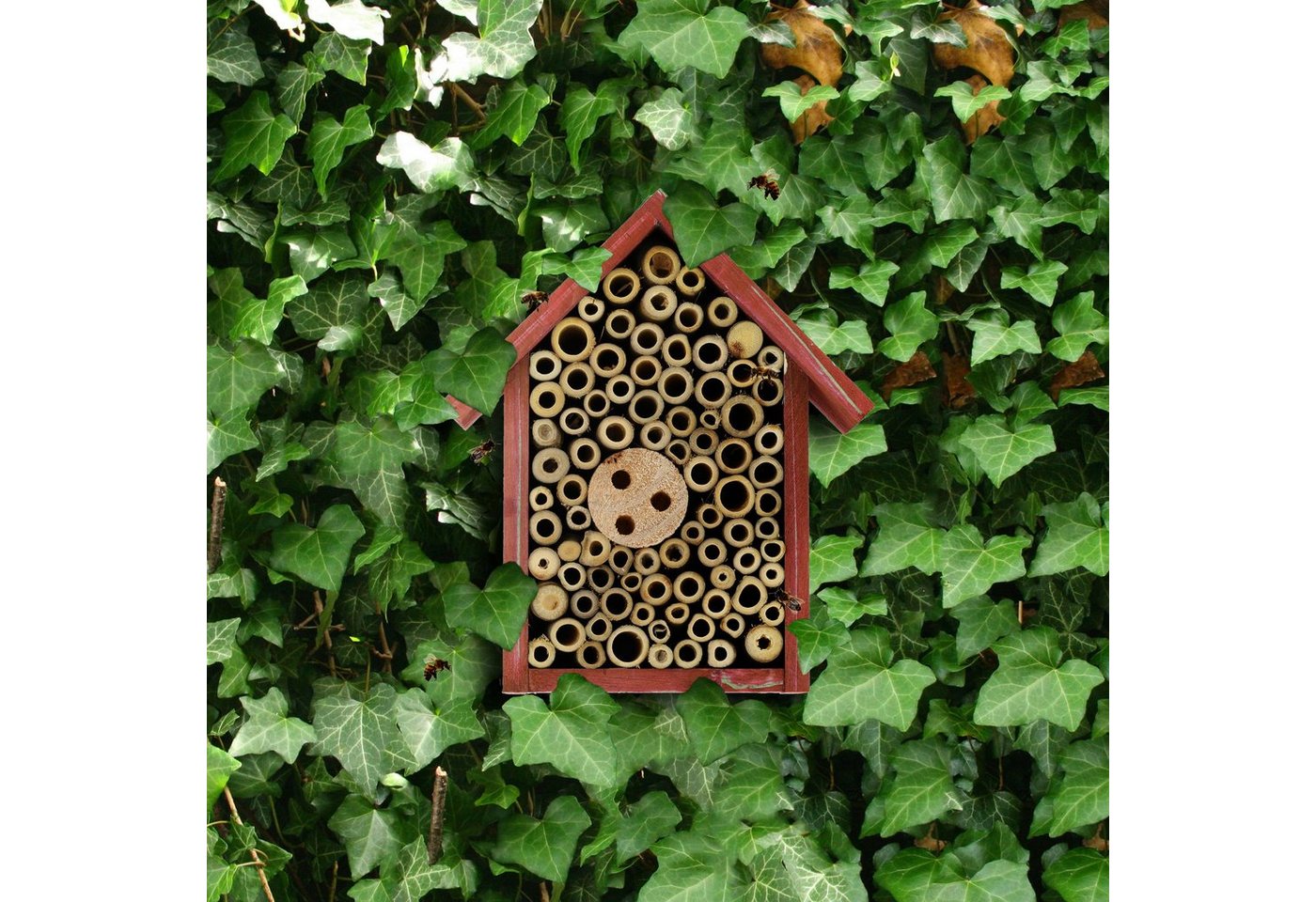 Thumbnail - relaxdays Insektenhotel für Wildbienen in Rot