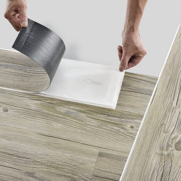 neu.haus Vinylboden, »Vanola« Vinyl Laminat Selbstklebend 0,975 m² Eiche-Optik natur hell