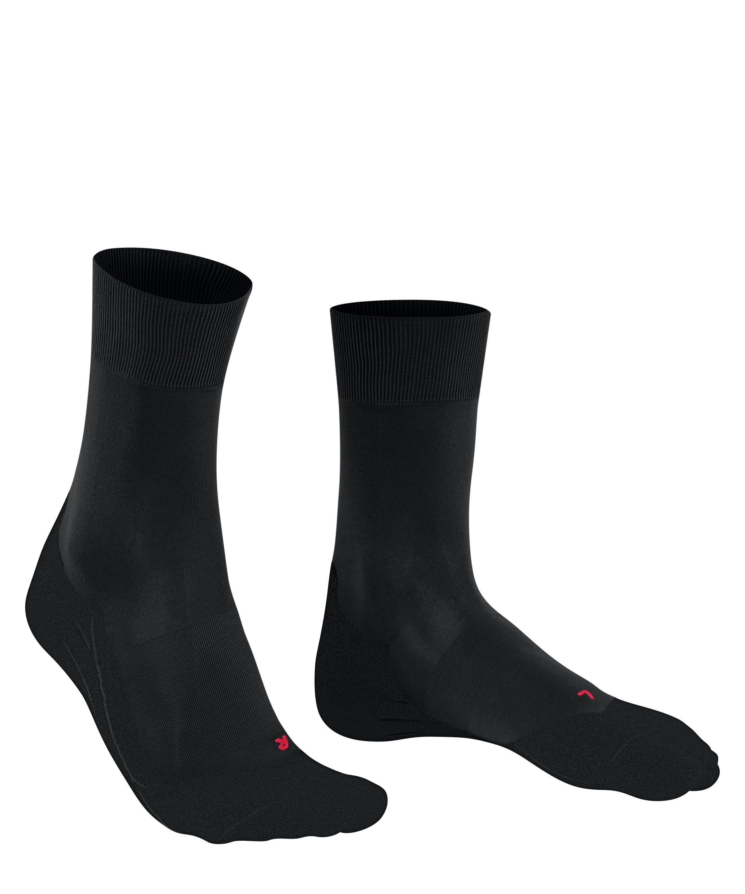 FALKE Laufsocken RU4 Light für (3010) Gefühl Polsterung natürliches ein Performance leichte black-mix (1-Paar)