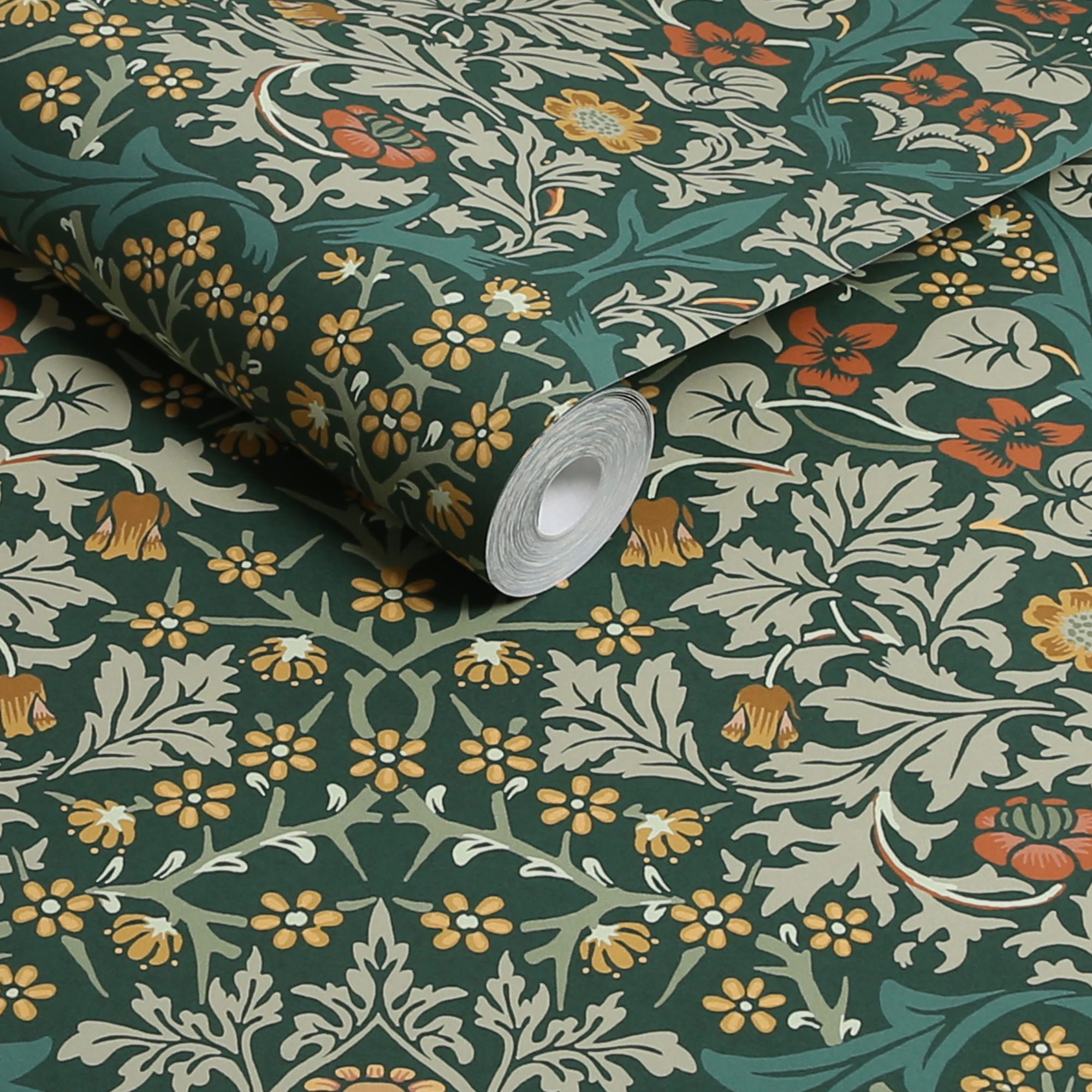 WILLIAM MORRIS AT HOME Vliestapete Blackthorn, glatt, Retro, (1 St), Designer Tapete, 10mx52cm (ca. 5m2)