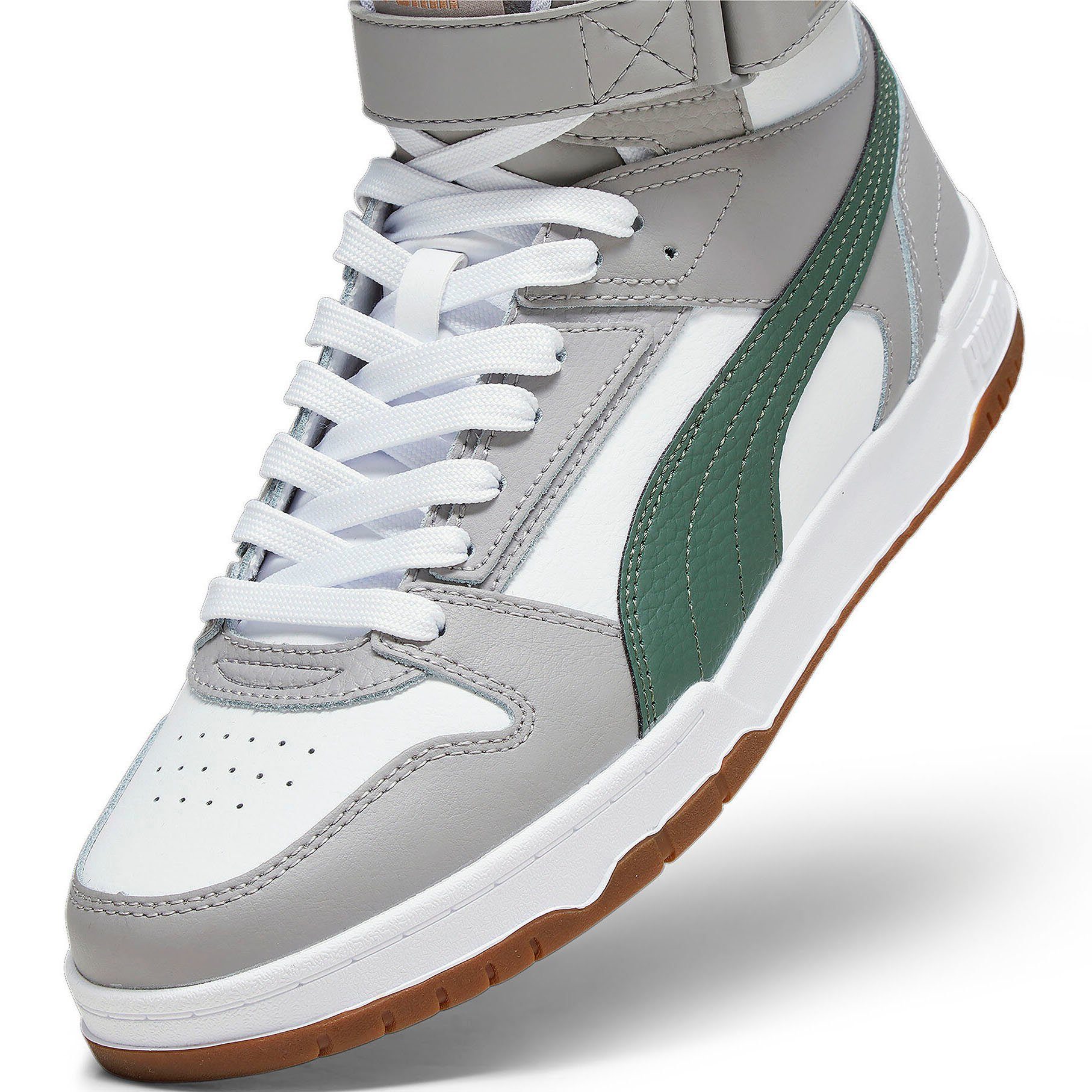 PUMA RBD Game Sneaker White-Eucalyptus-Concrete Gray-PUMA PUMA Gold