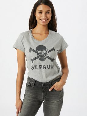 St. Pauli T-Shirt Totenkopf (1-tlg) Plain/ohne Details