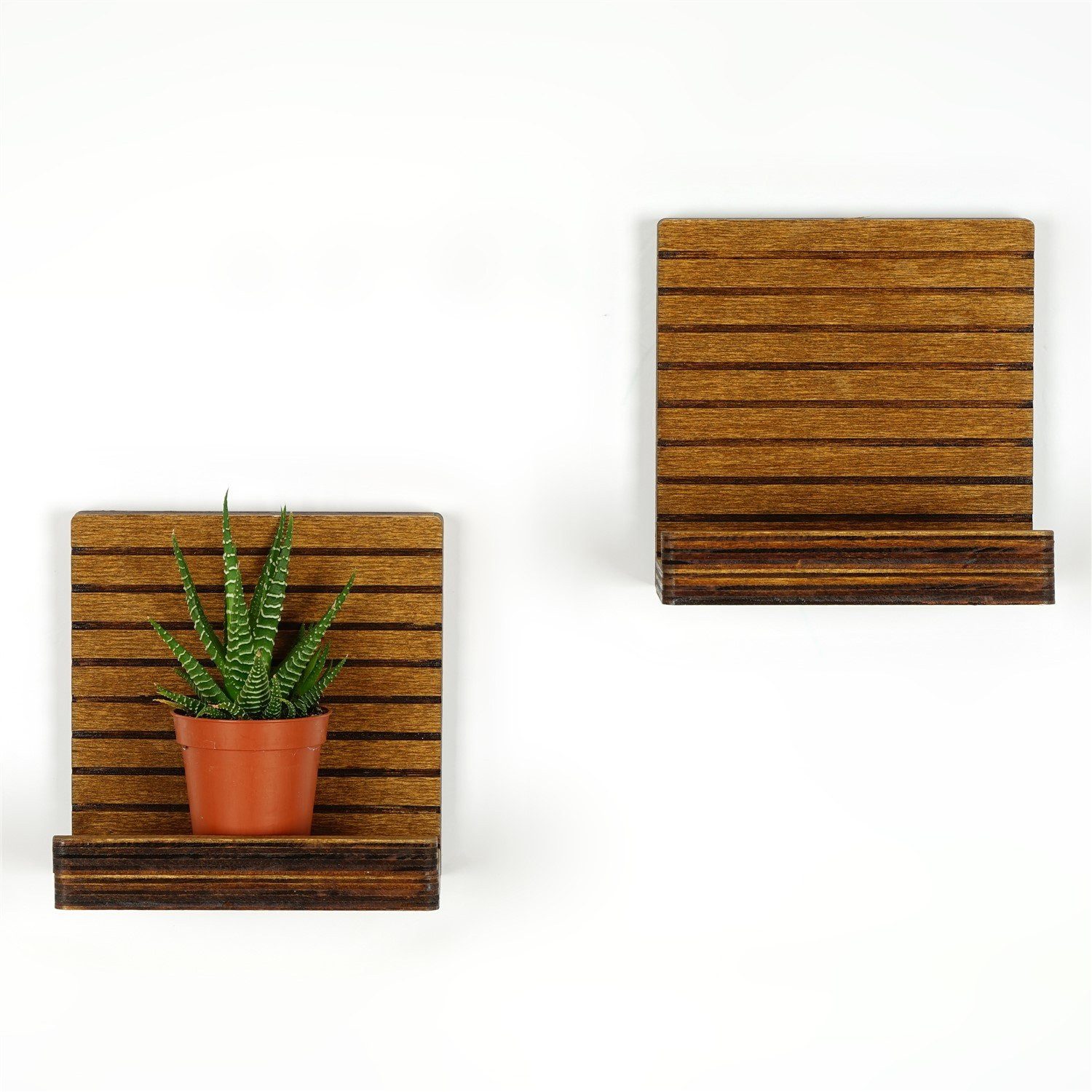 Skye Decor Wandregal 100% PLYWOOD, 13 x 13 x 7 cm (2 Pieces) L9064