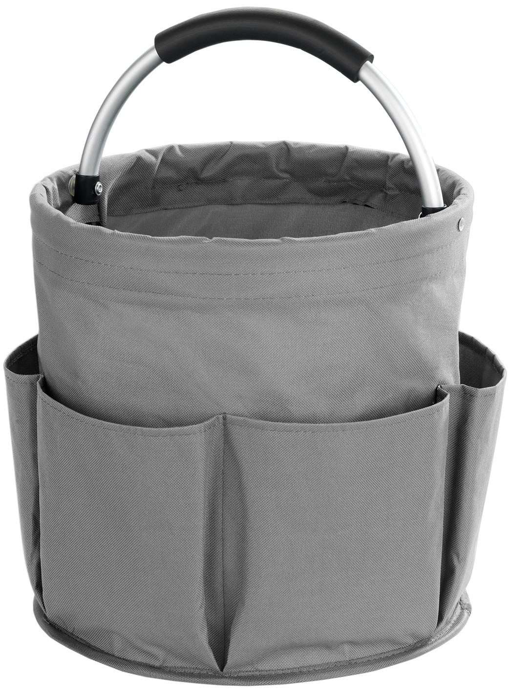 WENKO Organizer Universal-Reinigungs-Caddy, Allzweckkorb mit 6 Außentaschen, ideal für Haushalt, Garten & Camping