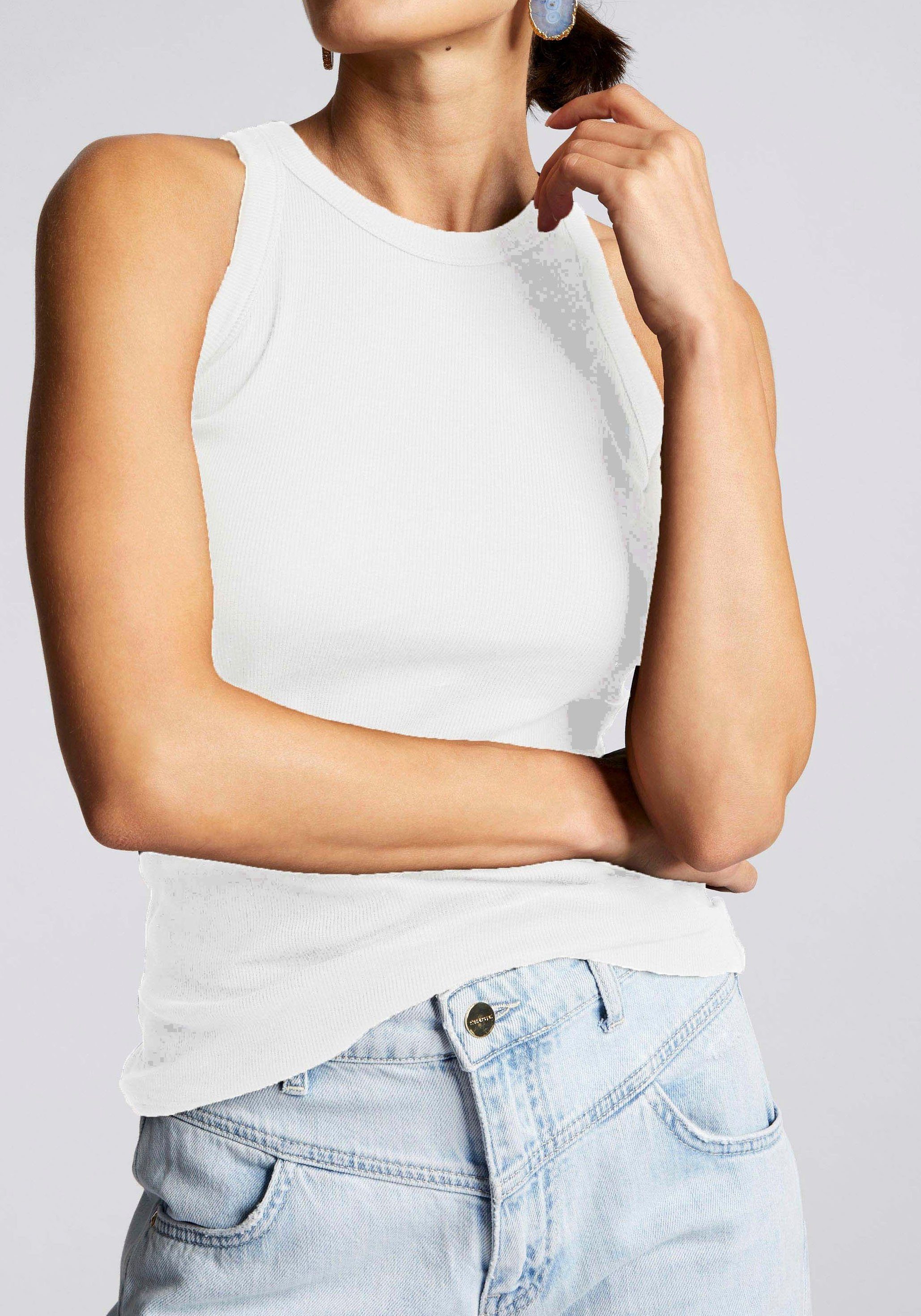 RICHROYAL Ripptanktop in Rippenstruktur günstig online kaufen
