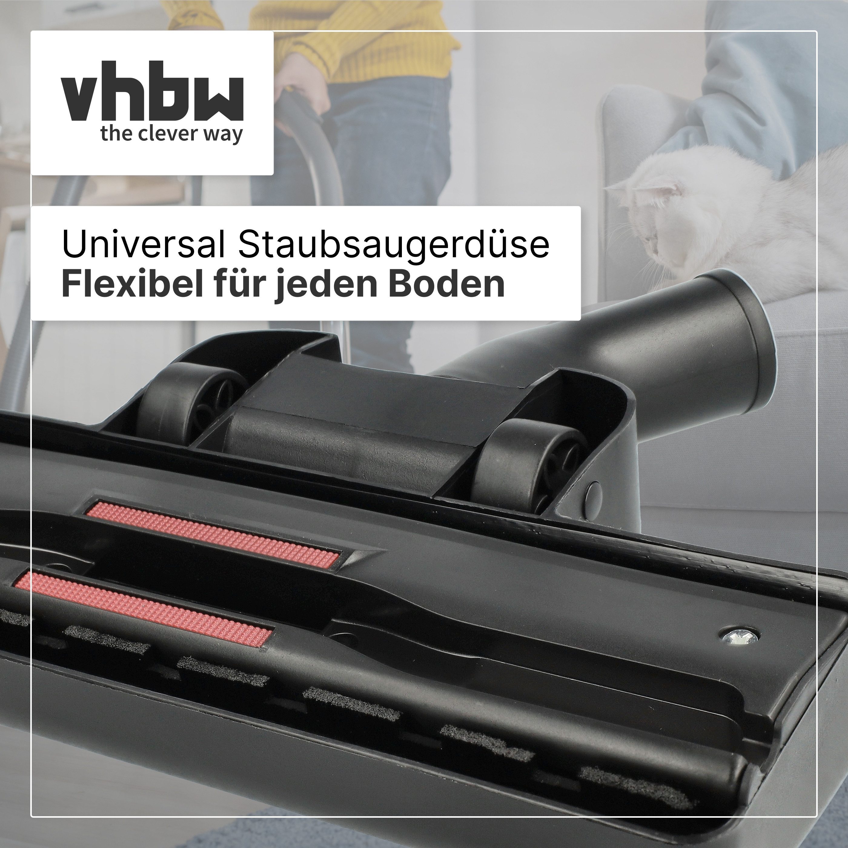 vhbw Bodendüse passend für AEG Staubsauger, Kombidüse für Bodenstaubsauger – Bild 5 von 5