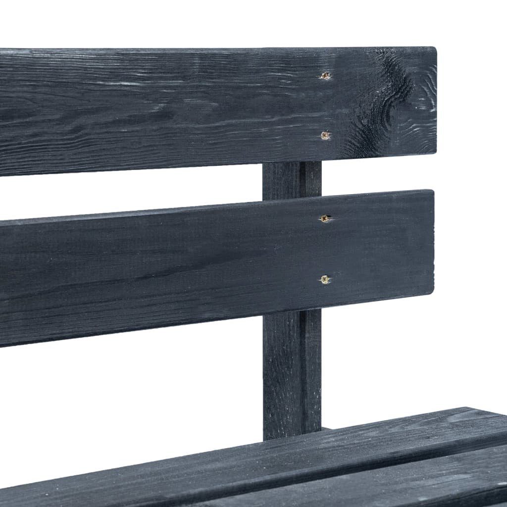 furnicato Gartenbank Outdoor-Palettenbank aus imprägniertem Massivholz 110x65x55 cm