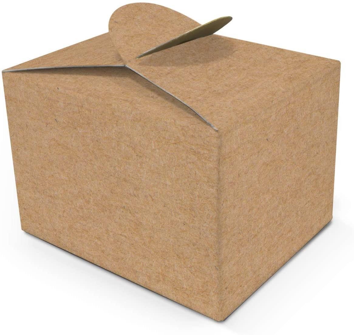 Geschenkbox 25 braune Kraftpapier Geschenkschachteln Geschenkbox Mini