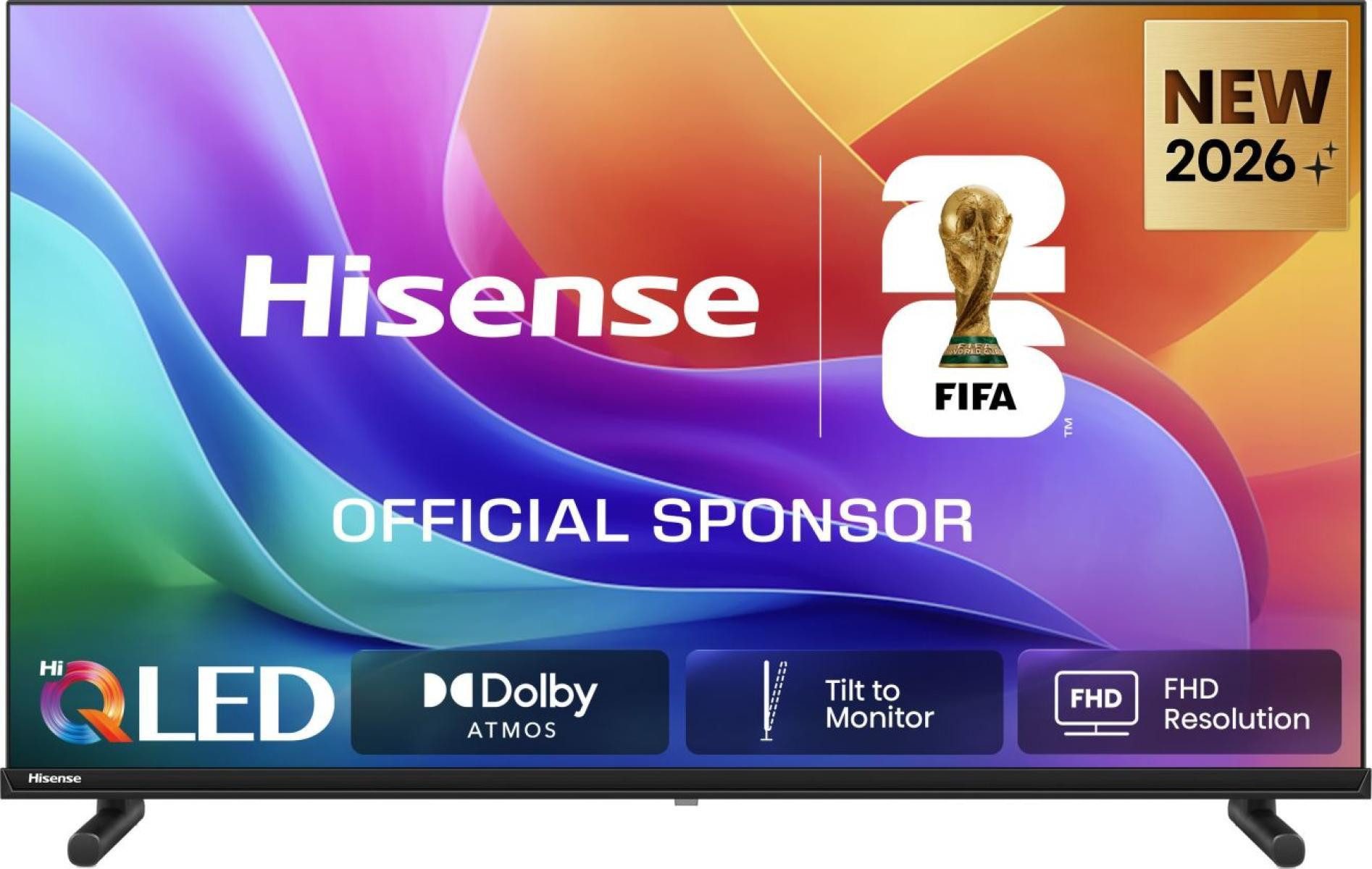 Hisense 32A59S OLED-Fernseher (QLED mit HDR, Smart TV, Dolby Atmos, HLG, AirPlay 2)