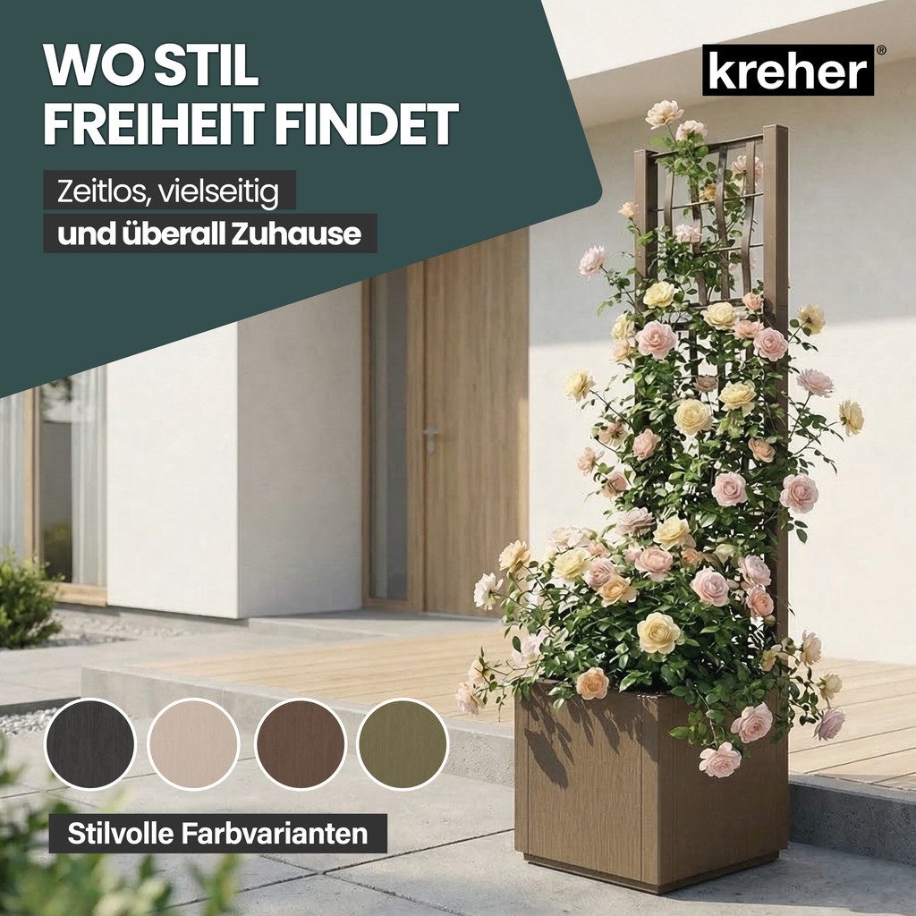 Kreher Spalier 'Ethica' in Struktur Optik (schmale Version) in verschiedenen Farben, 1 St.