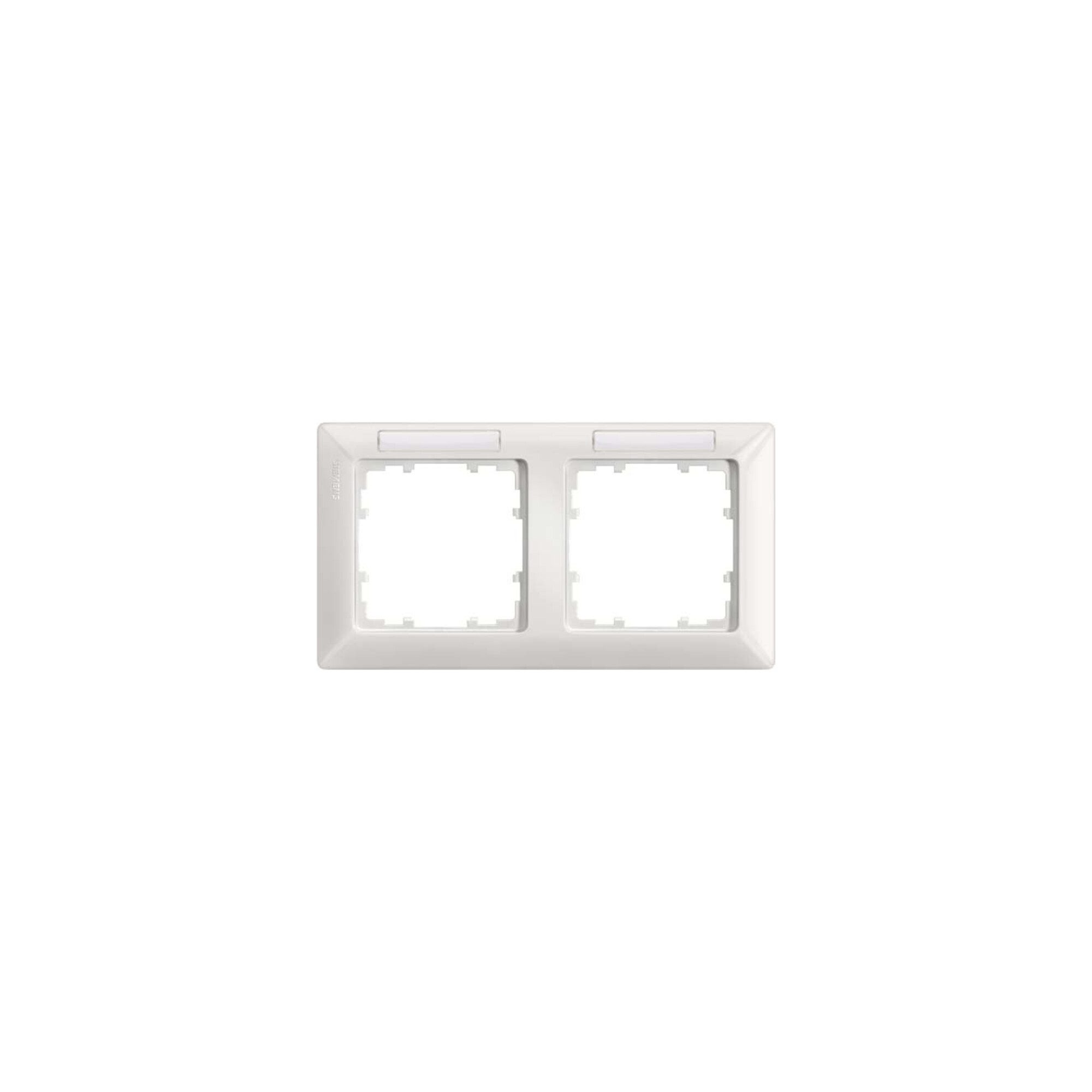 SIEMENS Siemens Indus.Sector Rahmen 2-fach 151x80mm ti/ws 5TG2552-1 Steckdosenleiste