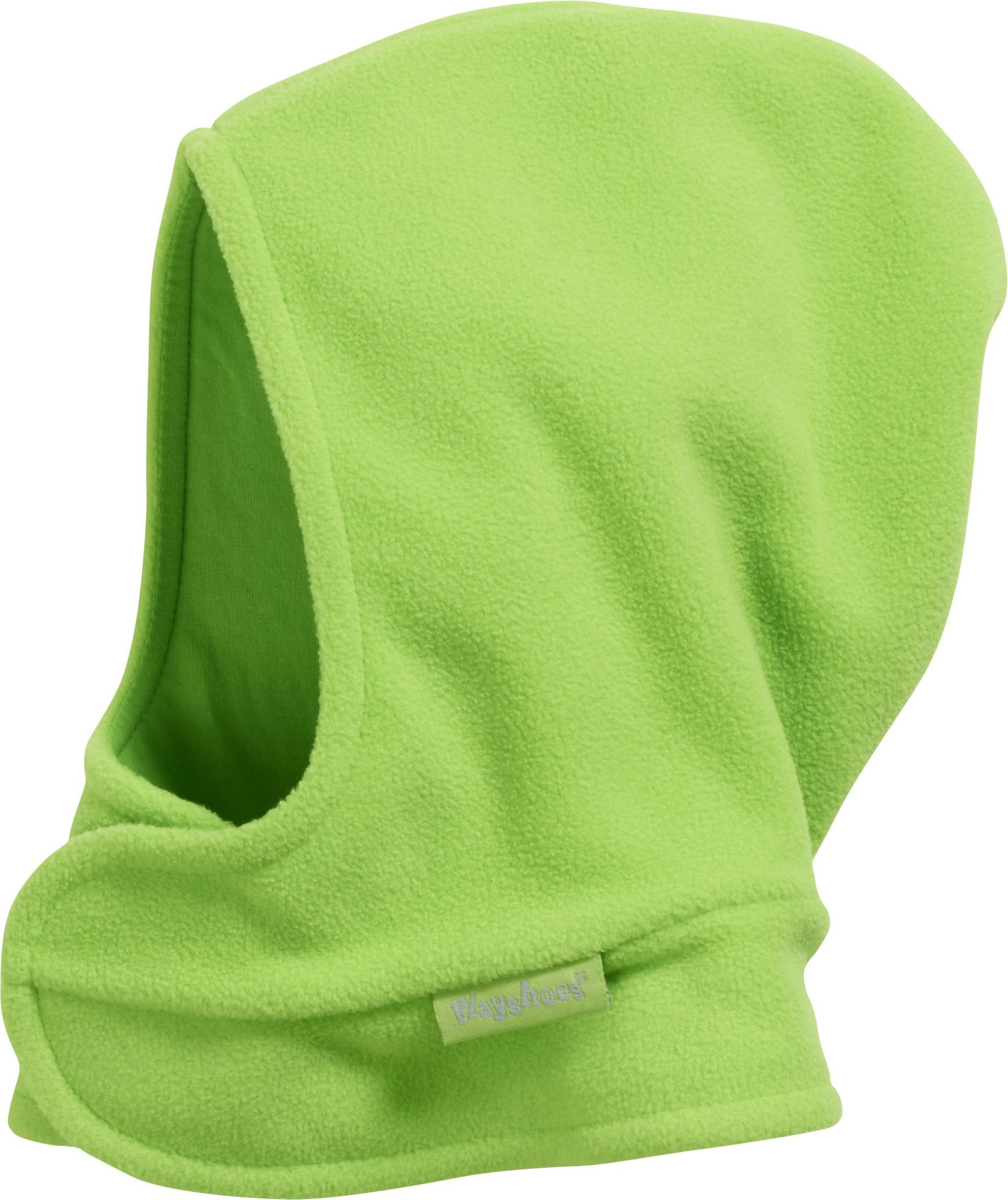 Schlupfmütze Fleece-Schalmütze Playshoes mit Klettverschluß Grün