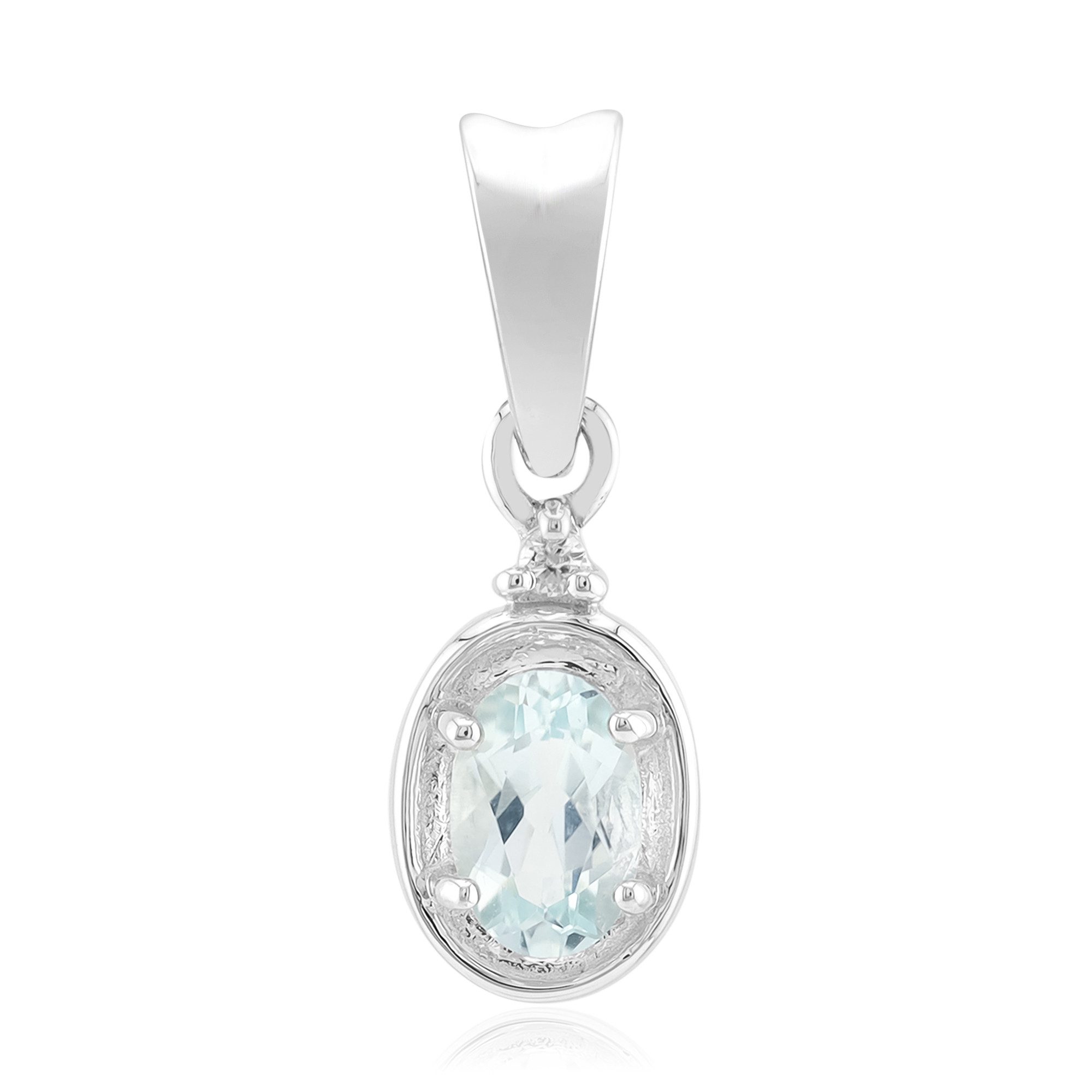 Cavill Kettenanhänger Amblygonit Silber-Anhänger, Brasilien 0,383 ct (1-tlg)