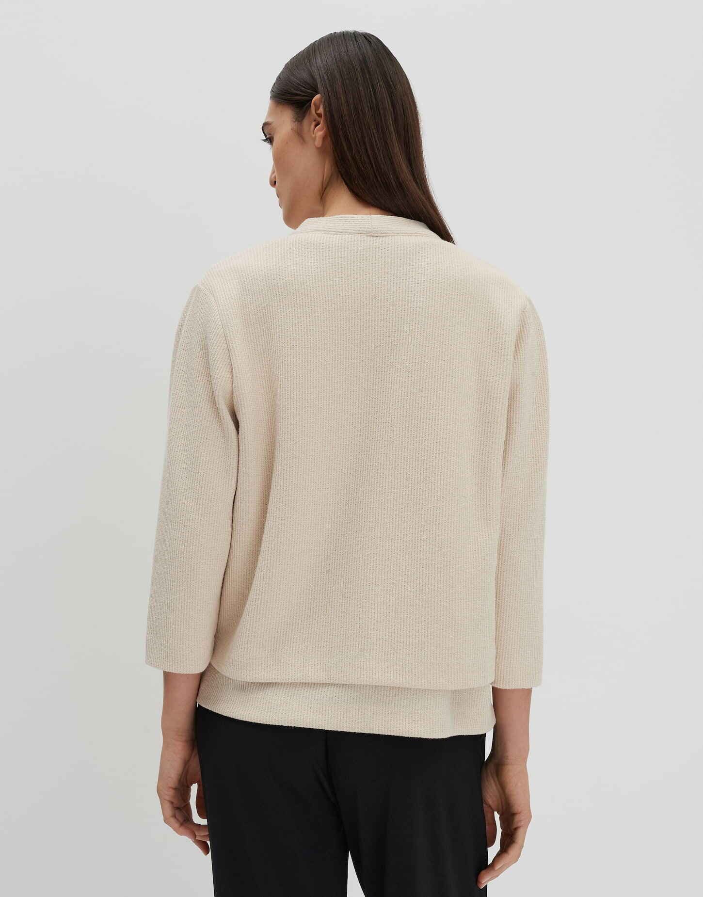 someday Sweatjacke UMARIEL Regular mit feiner Rippstruktur