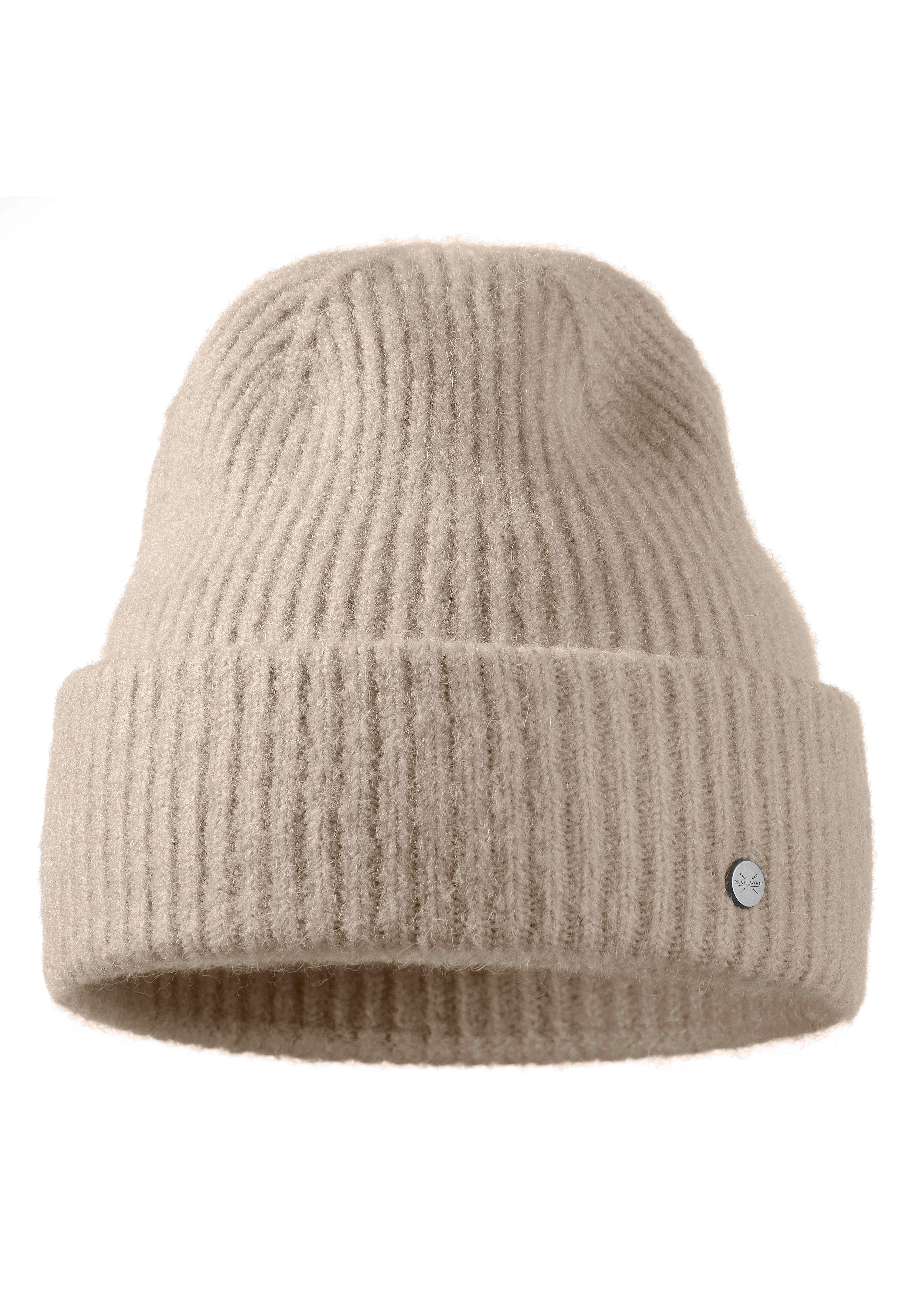 PEARLWOOD Strickmütze ALVA in feinen Rippen gestrickt