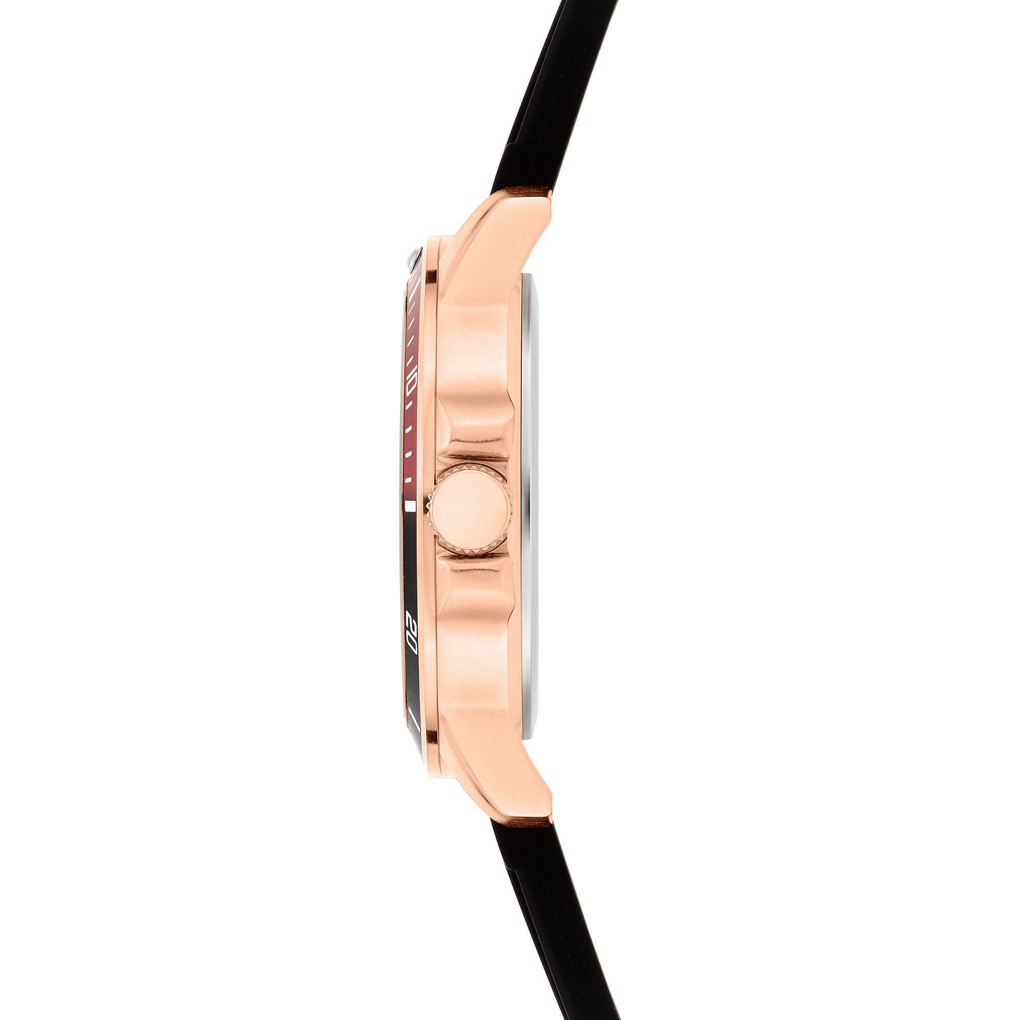 s.Oliver Quarzuhr Elegant Silicone SO-4424-PQ, Armbanduhr, Herrenuhr, Silikonarmband, analog