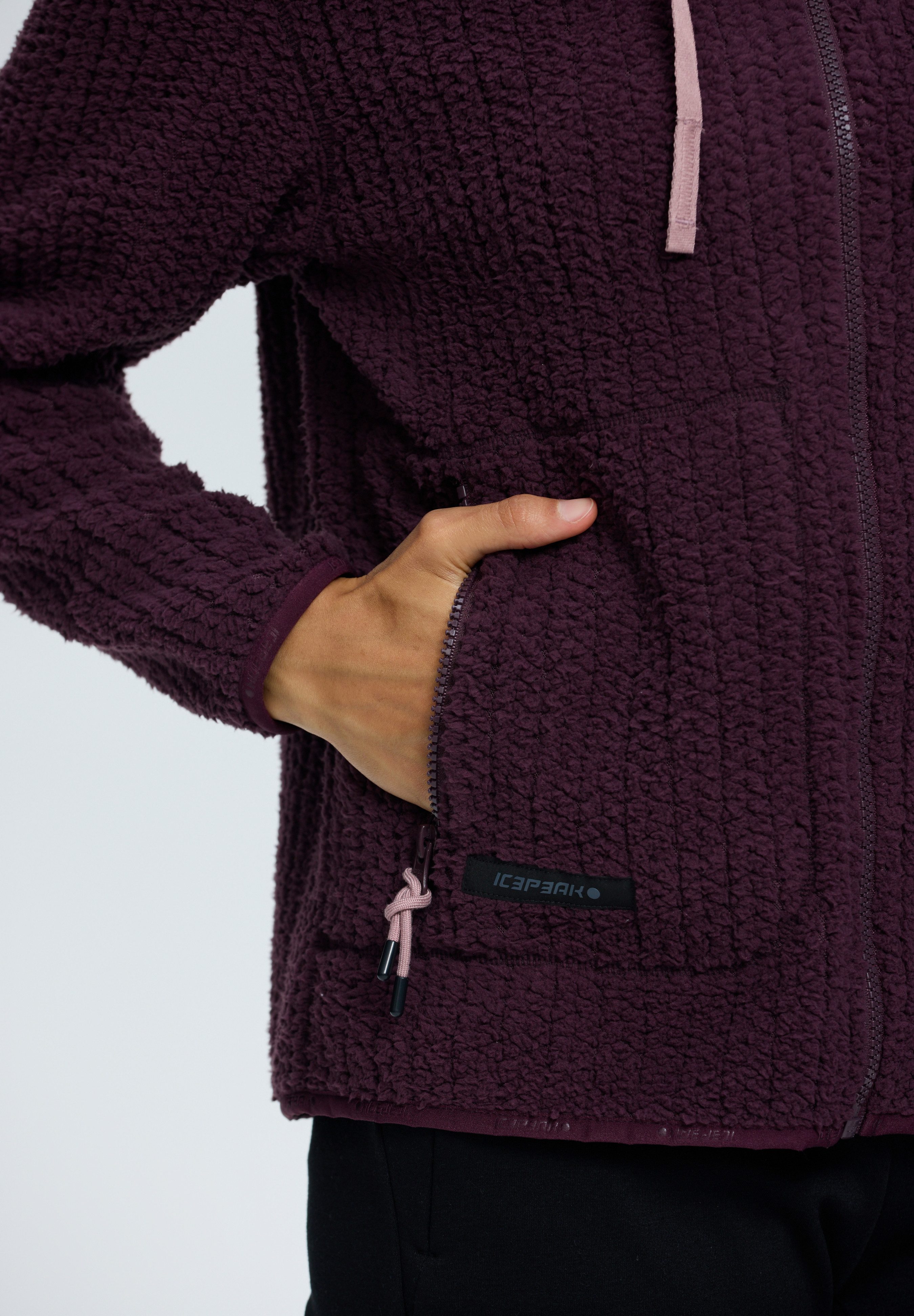 Icepeak Strickfleecejacke ICEPEAK AALET günstig online kaufen