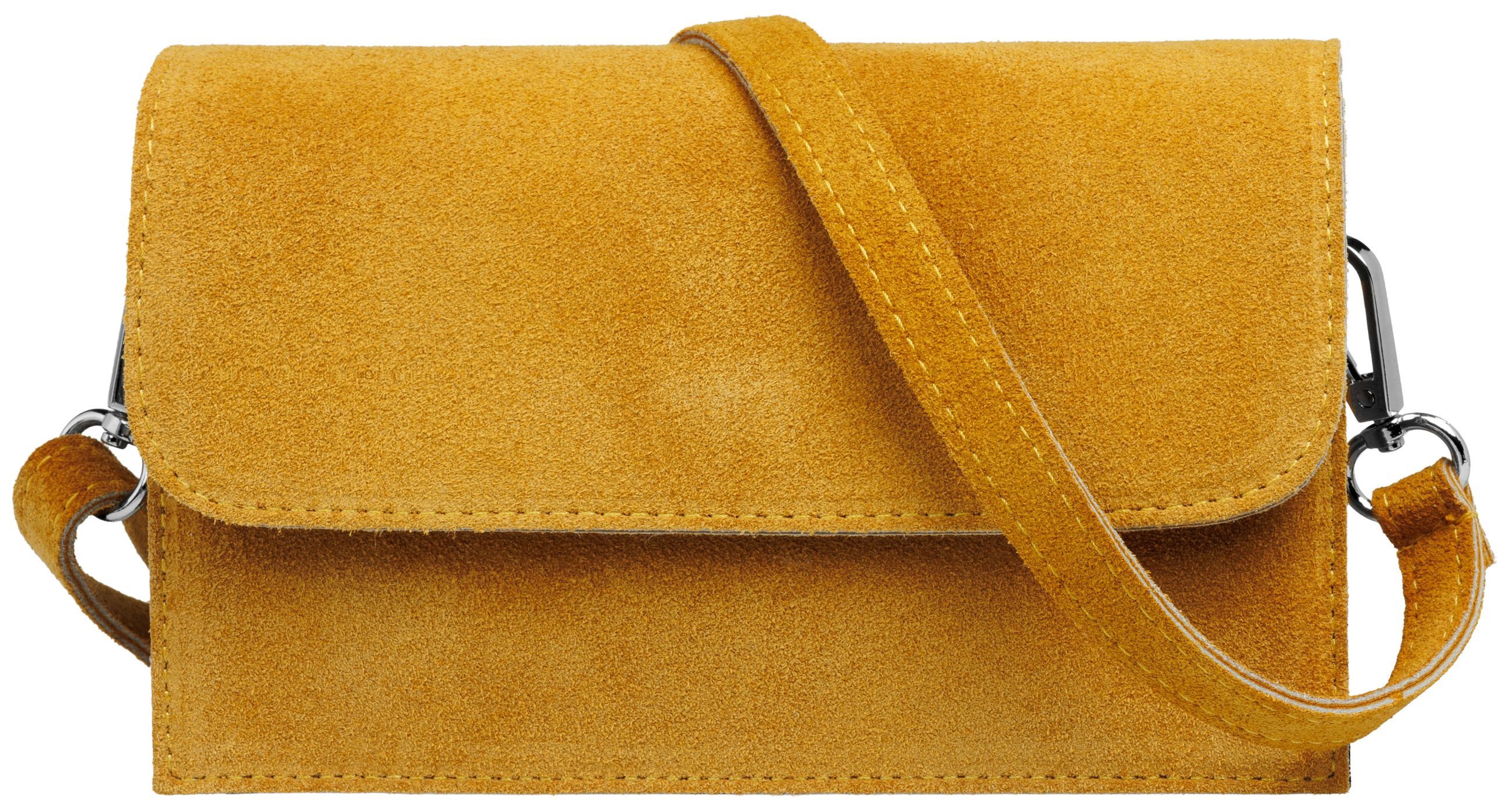 Caspar Umhängetasche Wildleder Dirndltasche Damen Handtasche günstig online kaufen