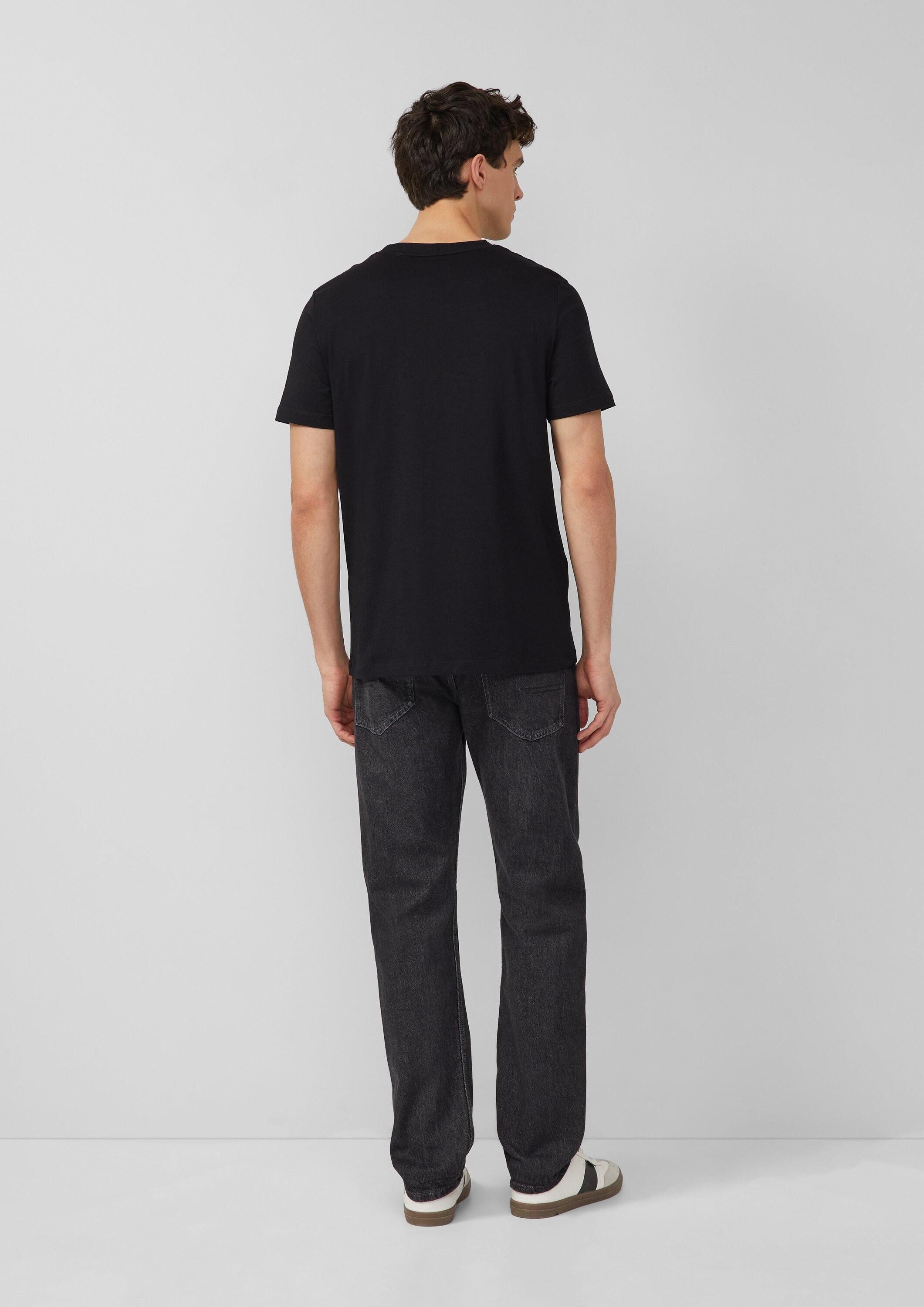 s.Oliver Kurzarmshirt T-Shirt T-Shirt mit Frontprint