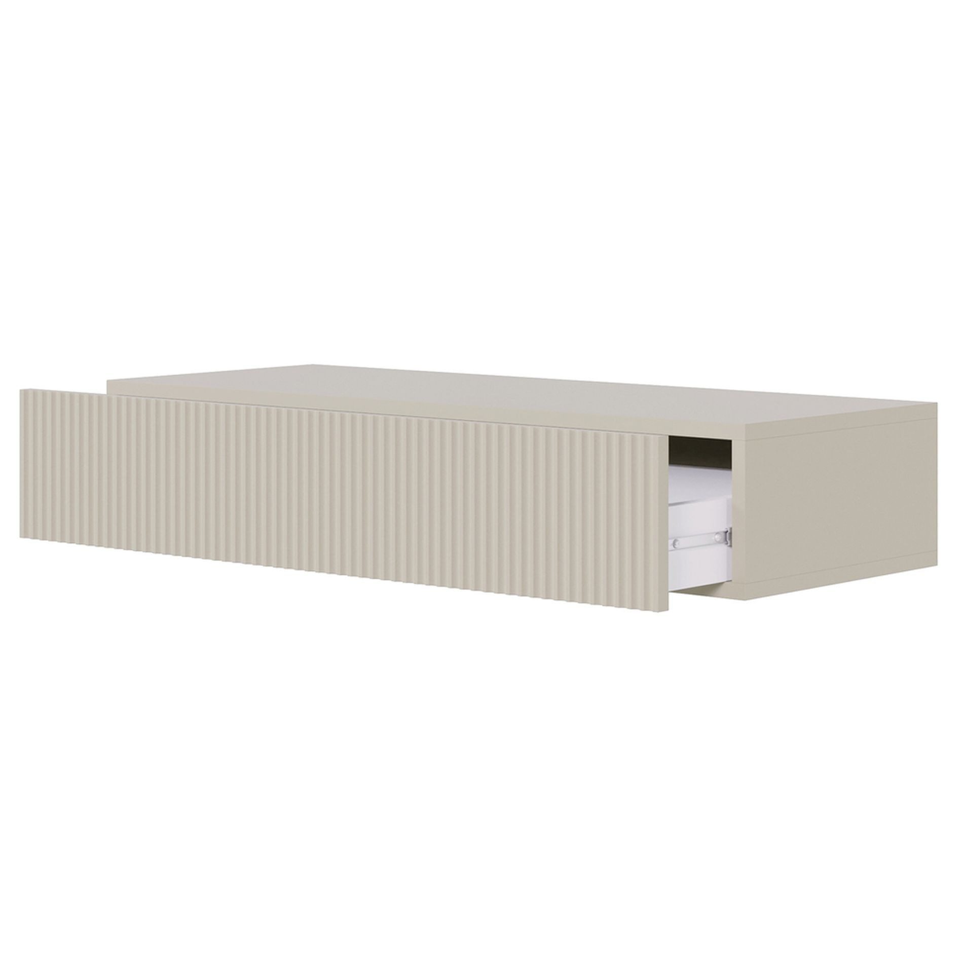 Selsey Konsolentisch VELDIO, hängend, mit gefräster Front und Schublade, 90 cm